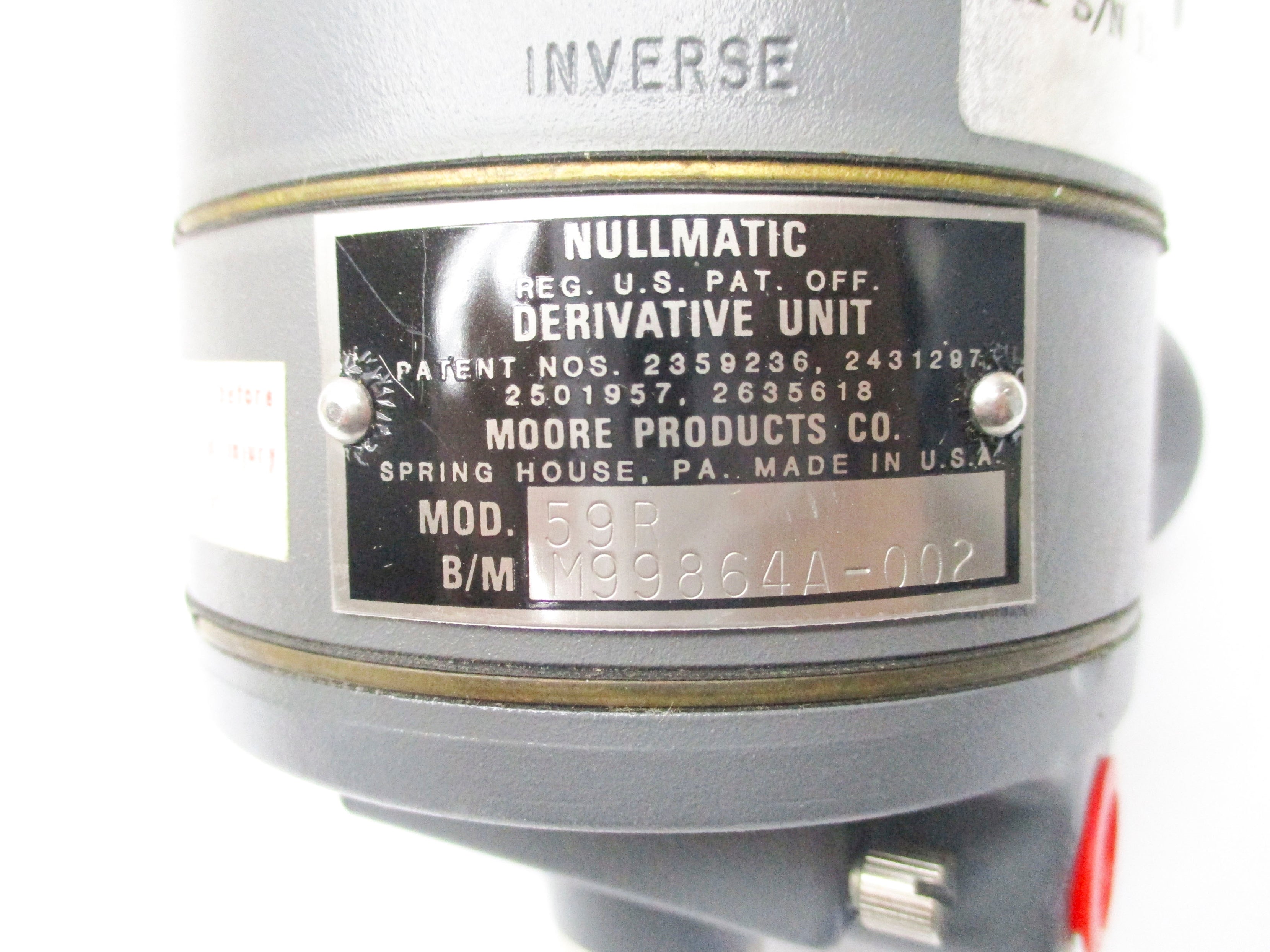 MOORE PRODUCTS 59R NSMP