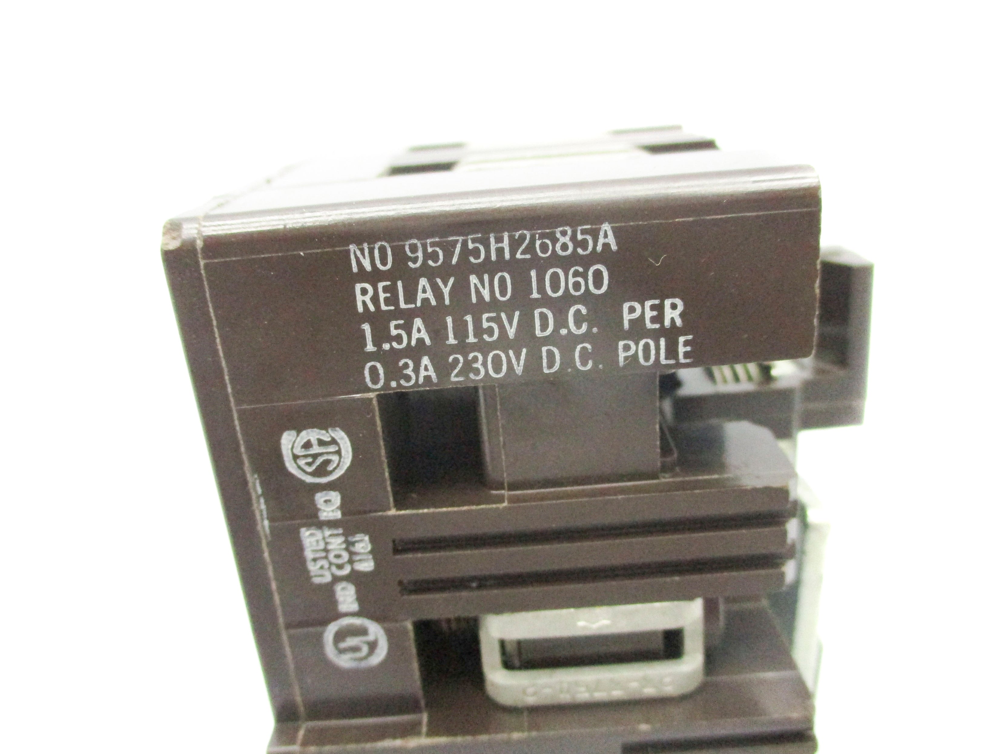 CUTLER HAMMER 9575H2685A 1.5A 230VDC NSNP
