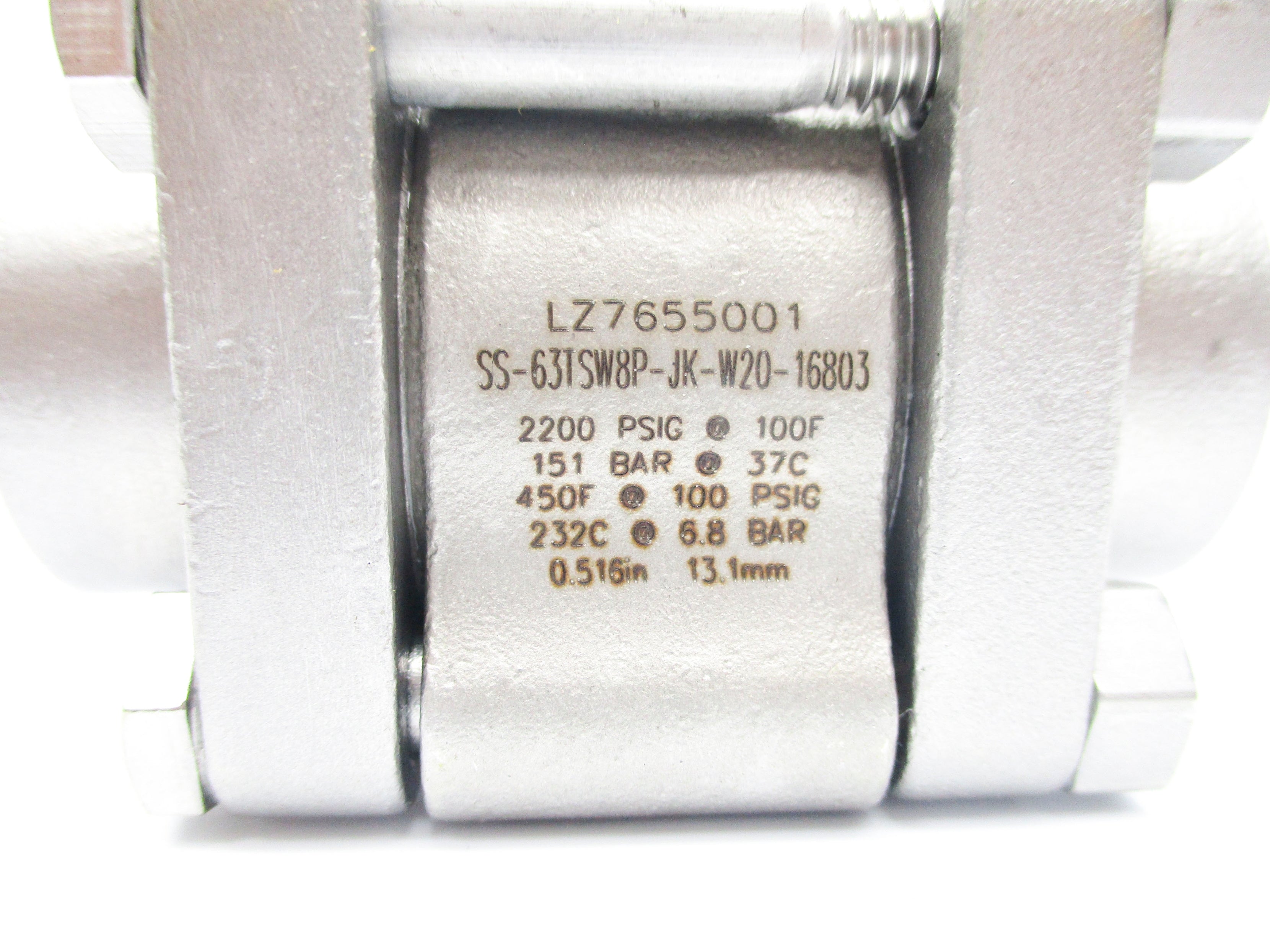 SWAGELOK SS-631SW8P-JK-W20-16803 2200PSIG NSNP