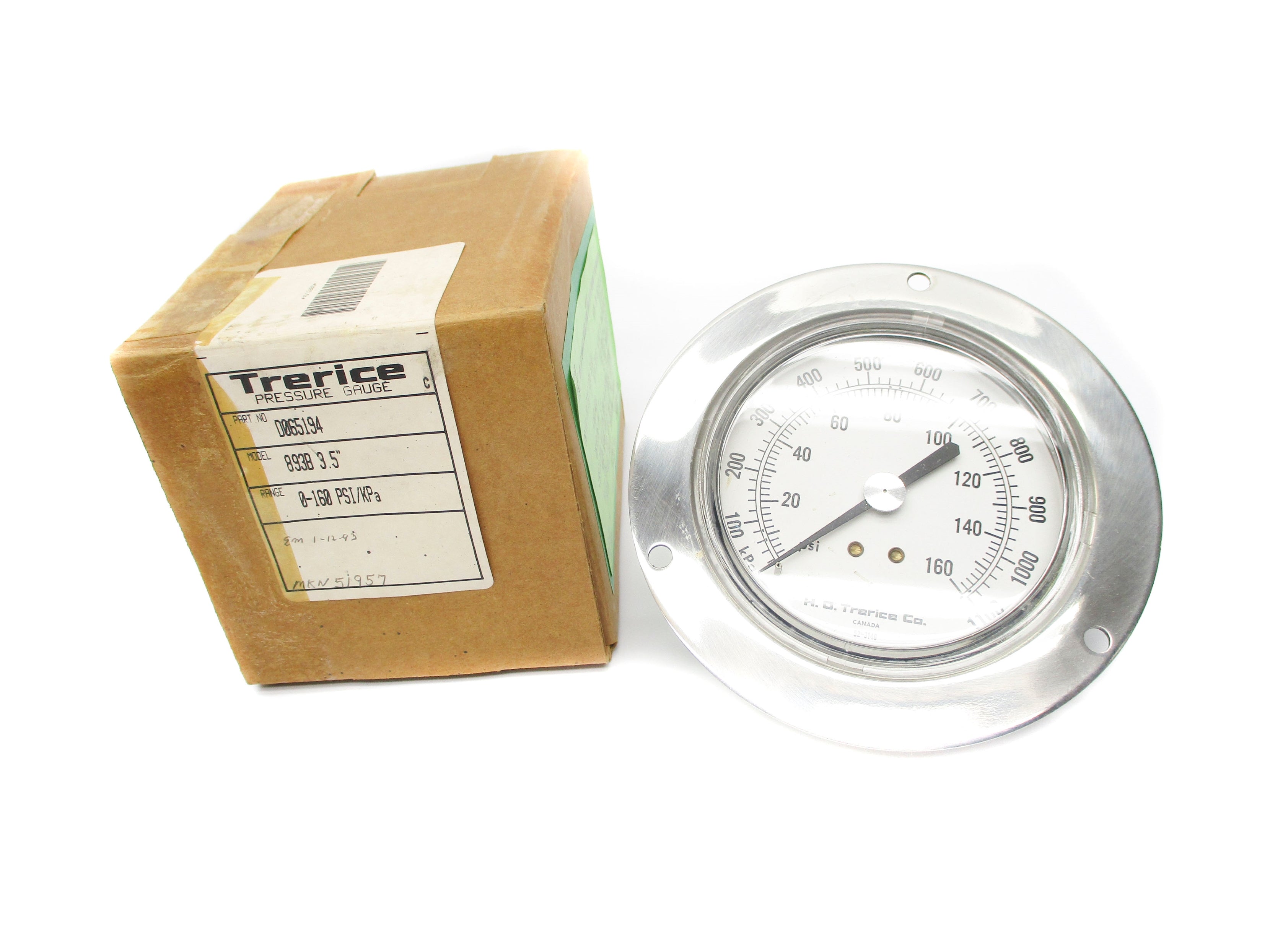 TRERICE D065194 0-160PSI NSMP