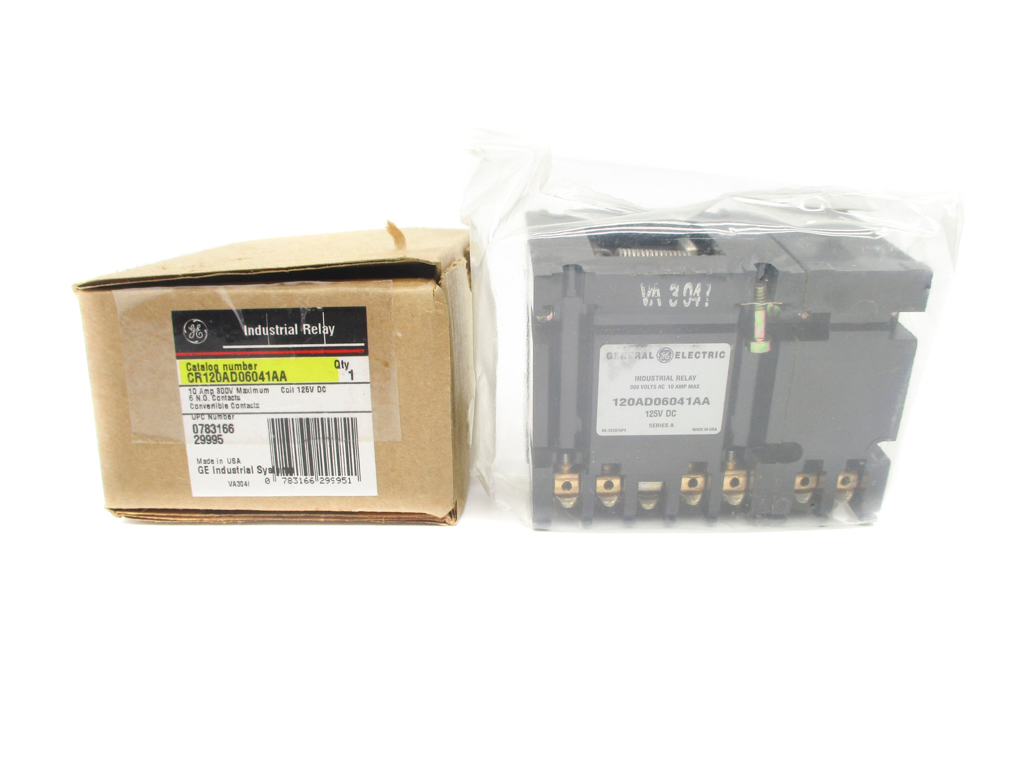 GENERAL ELECTRIC CR120AD06041AA 10A 125VDC NSMP