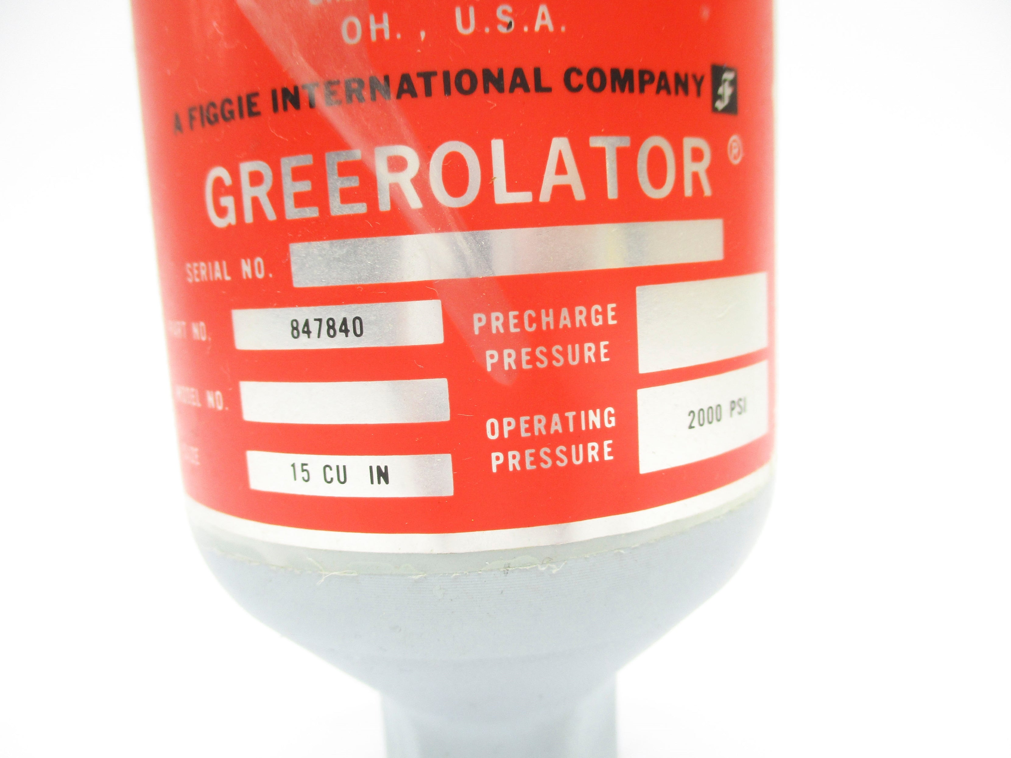 GREEROLATOR 847840 2000PSI NSNP