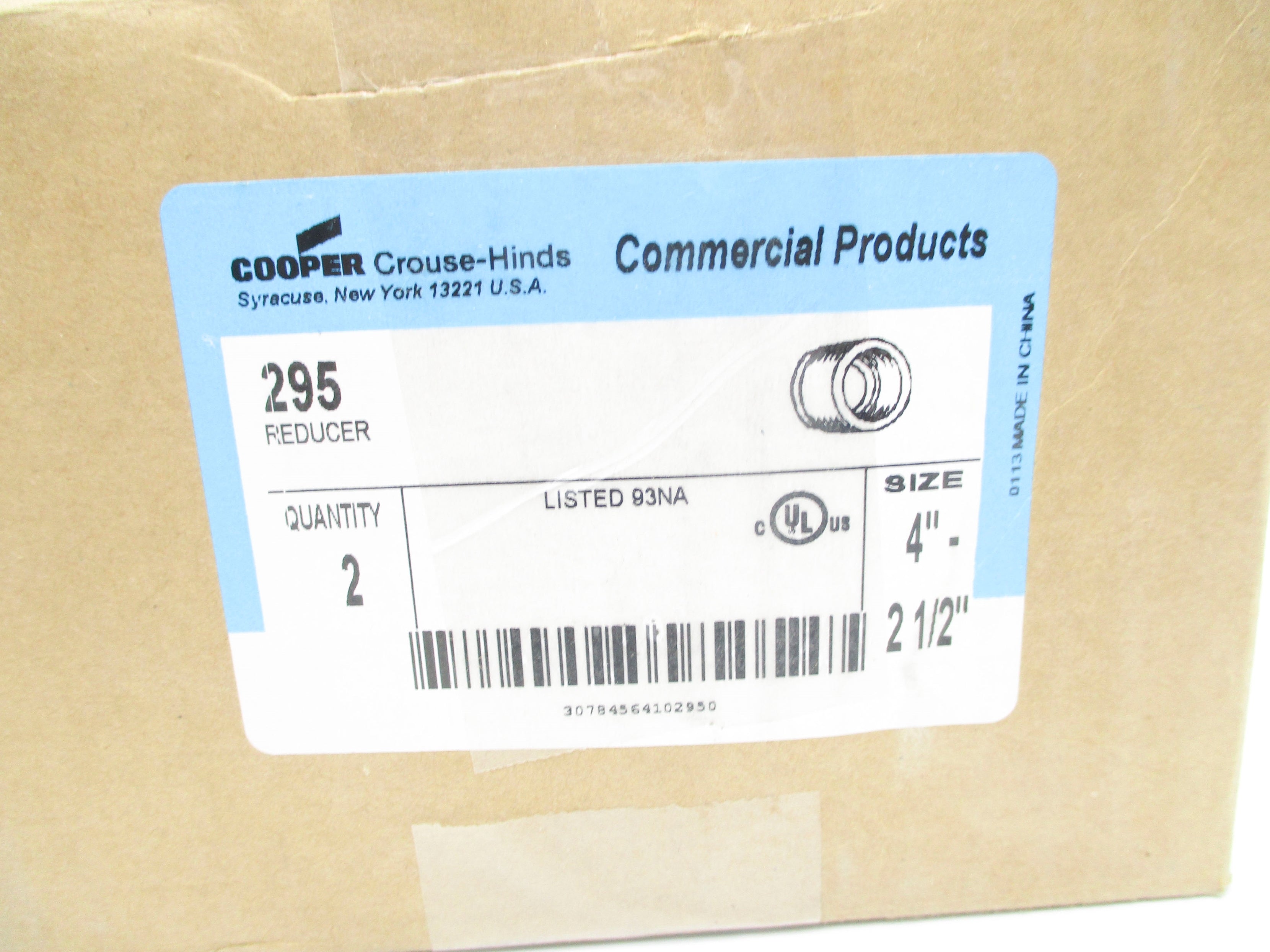 CROUSE-HINDS 295 (PKG OF 2) NSMP