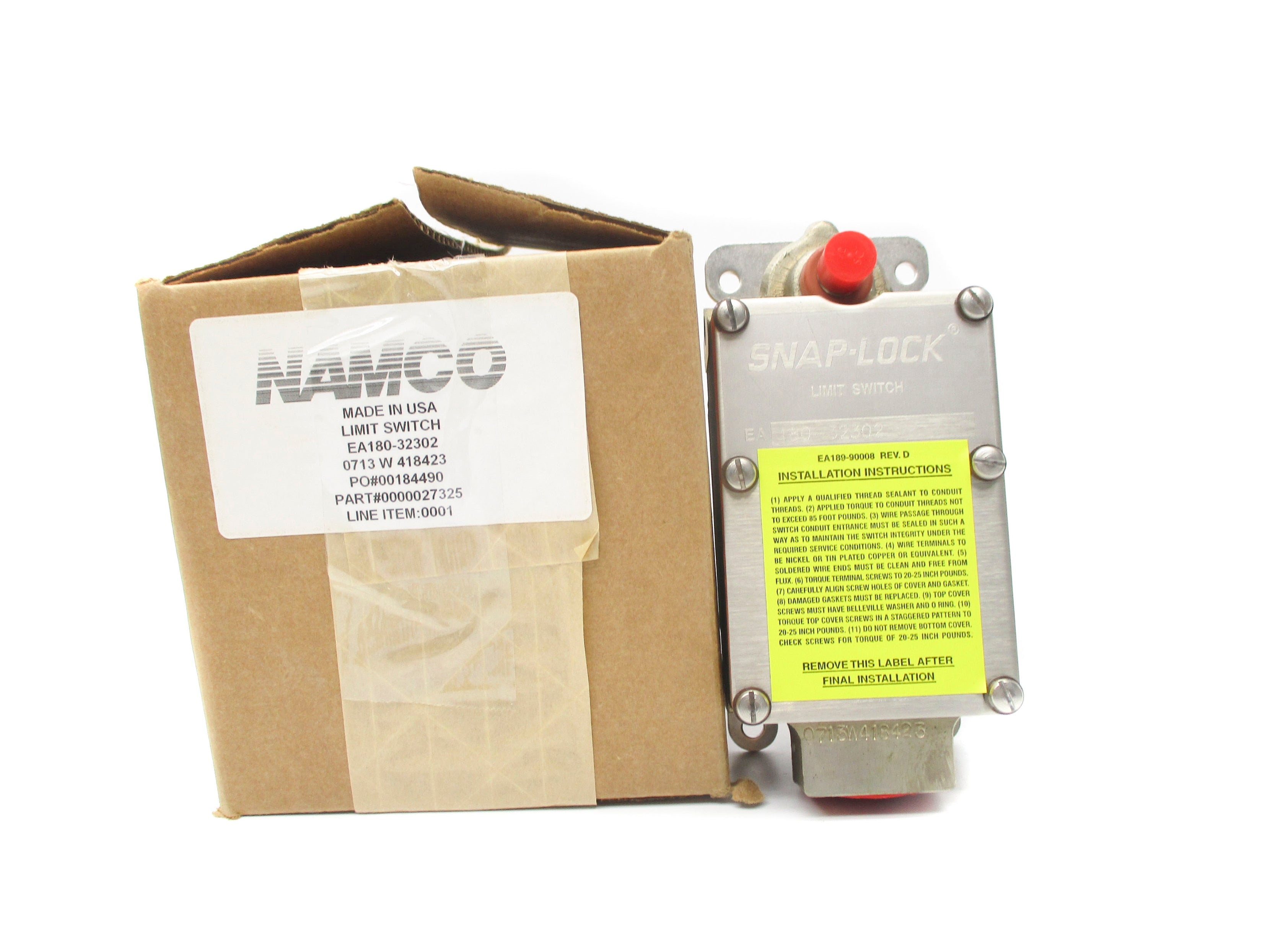 NAMCO CONTROLS EA180-32302 NSMP