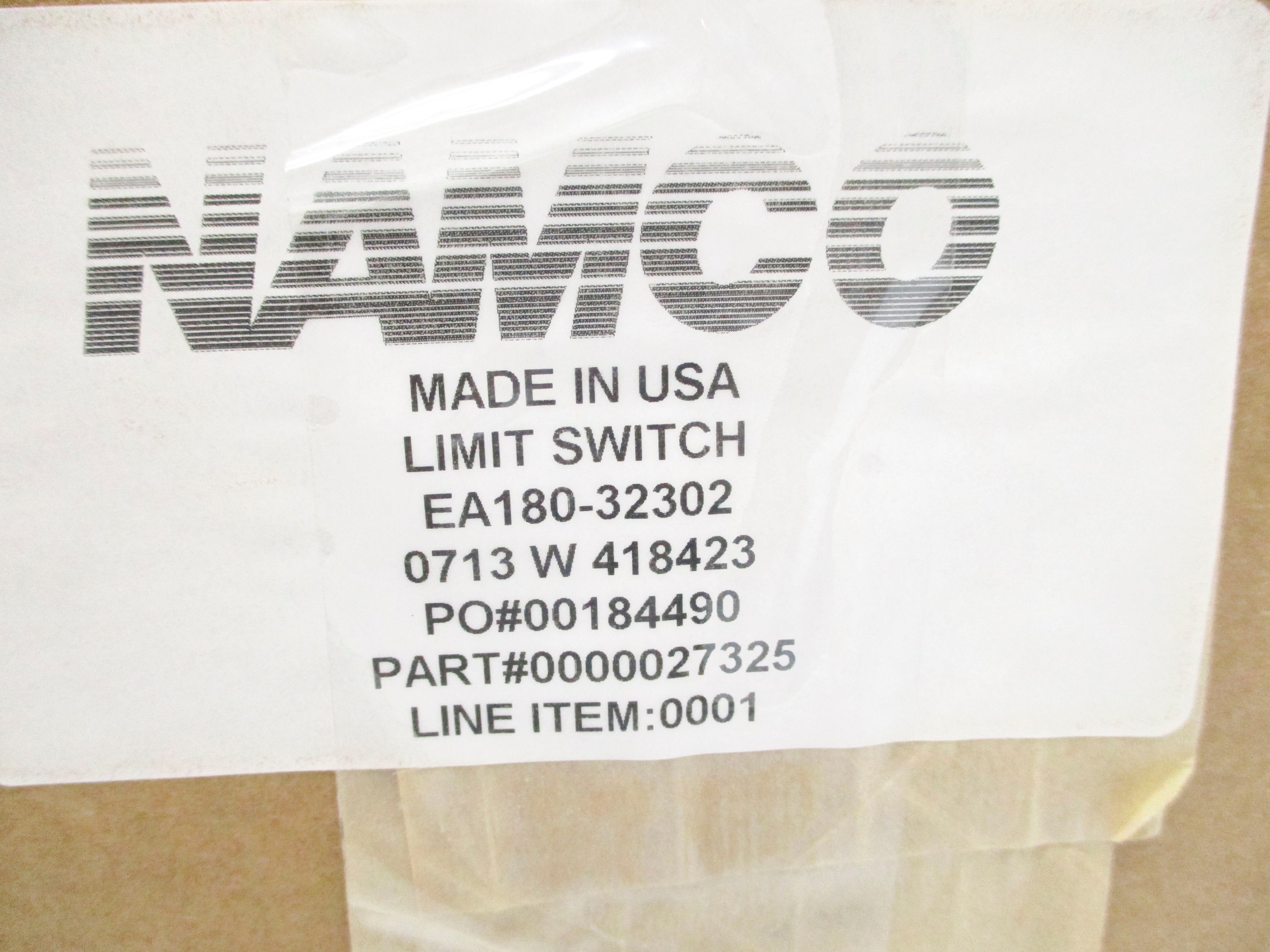 NAMCO CONTROLS EA180-32302 NSMP