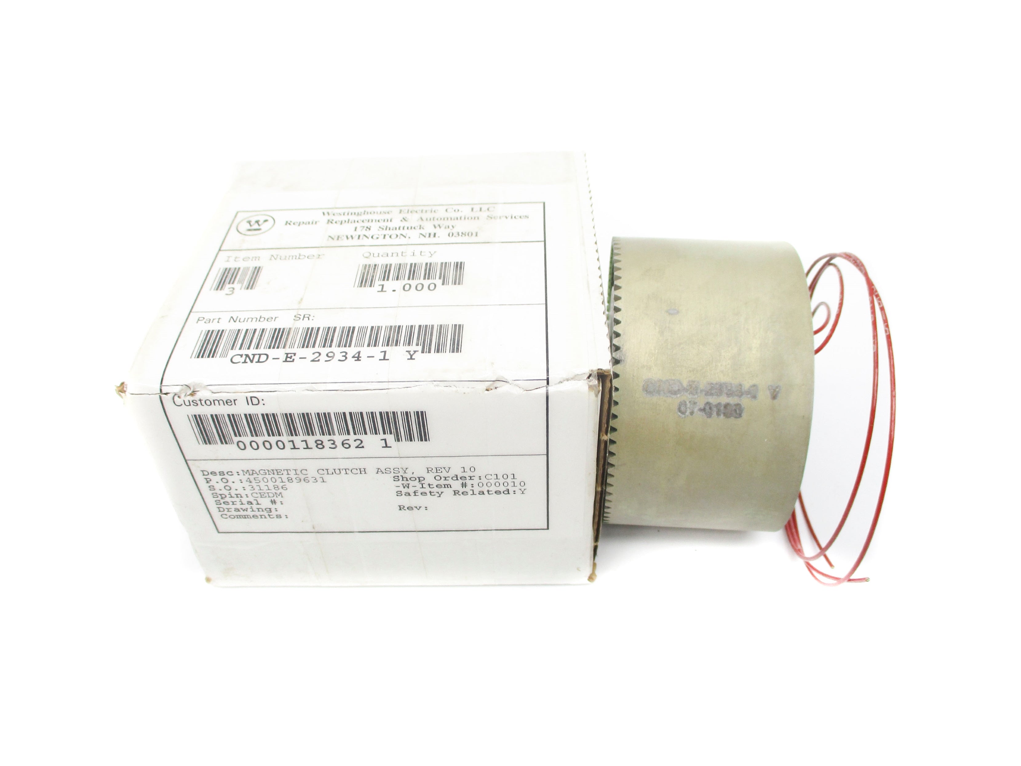 WESTINGHOUSE CND-E-2934-1Y REMAN