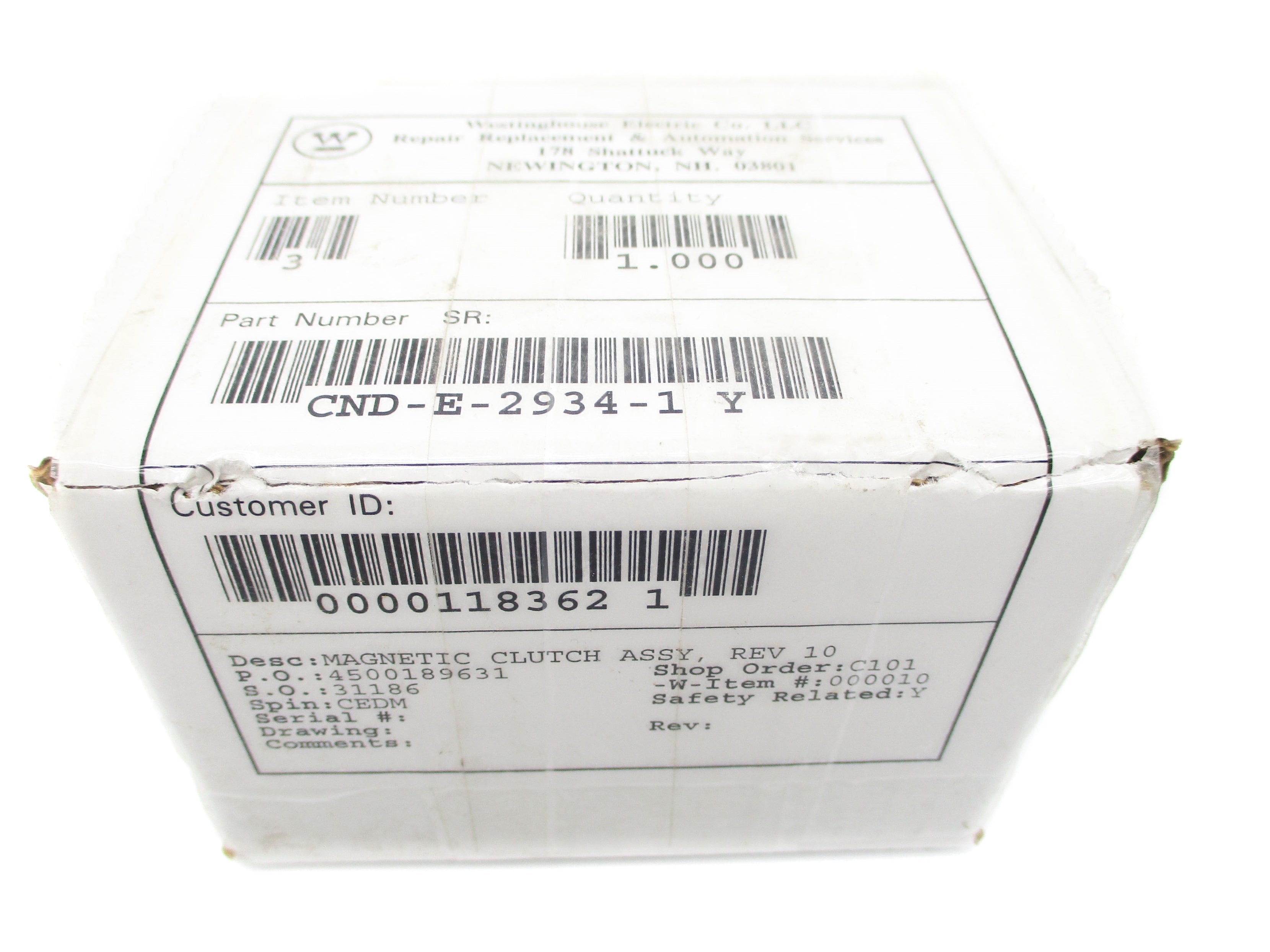 WESTINGHOUSE CND-E-2934-1Y REMAN