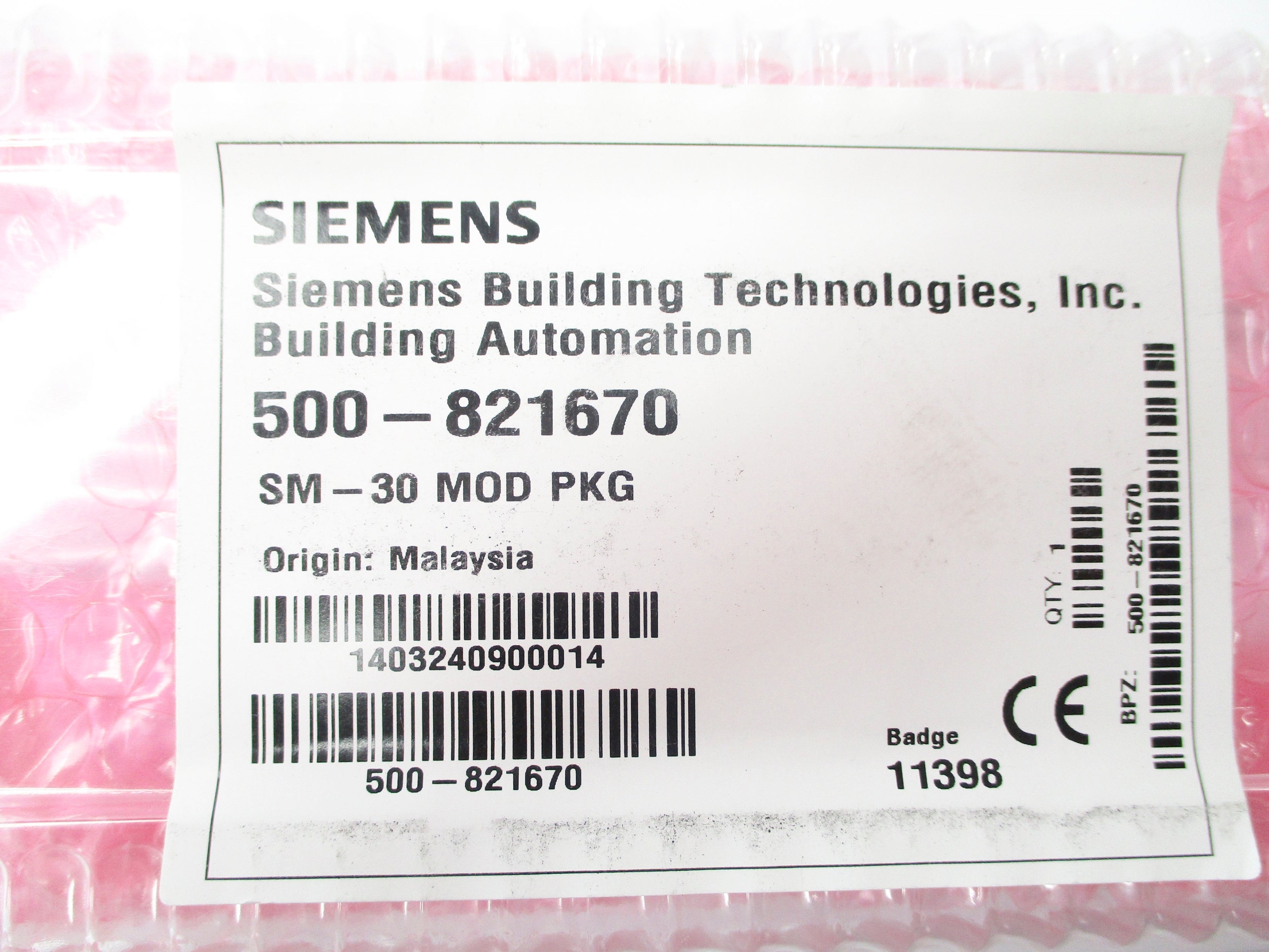 SIEMENS SM-30 500-821670 NSMP