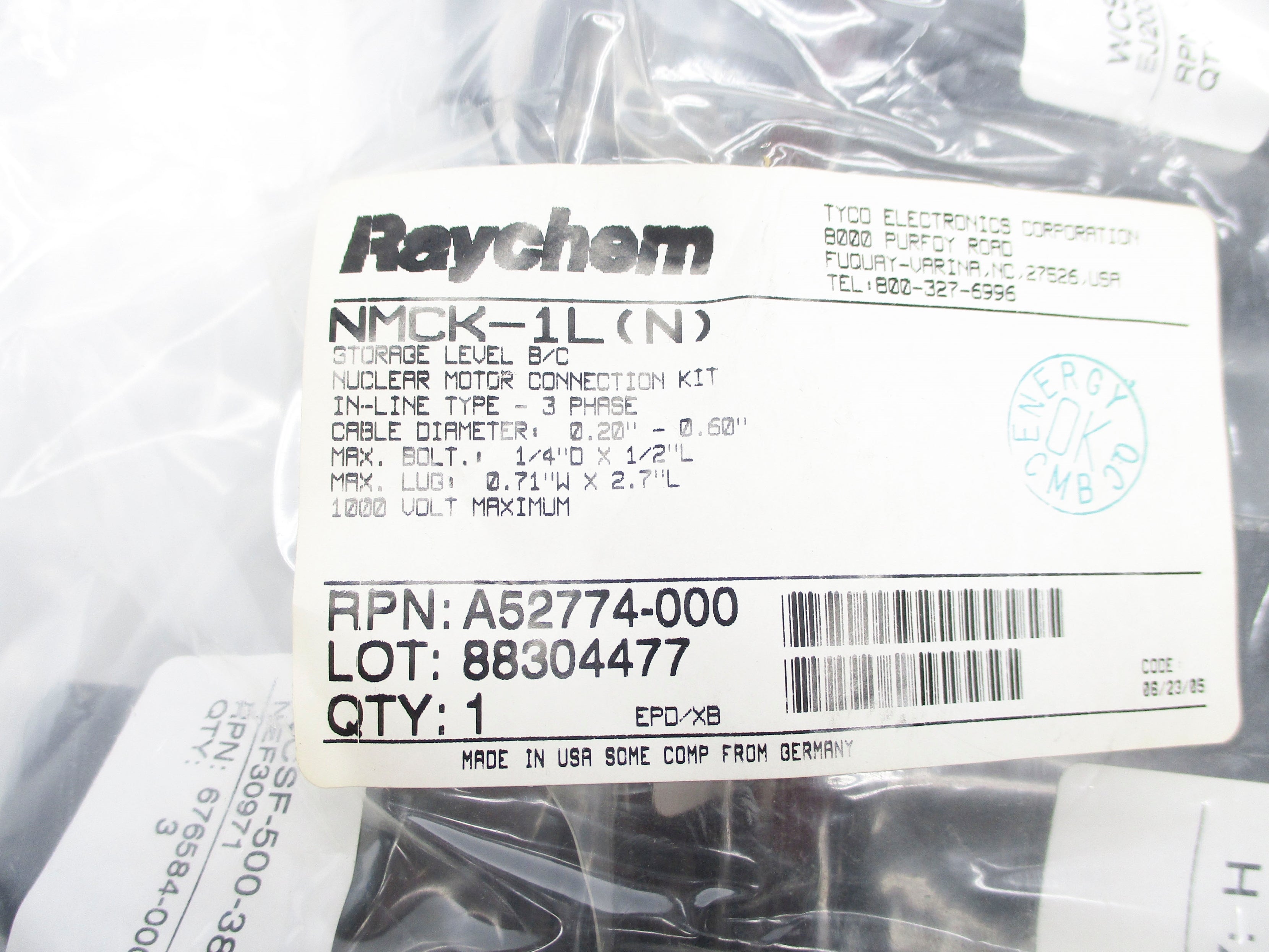 RAYCHEM NMCK-1L(N) NSMP