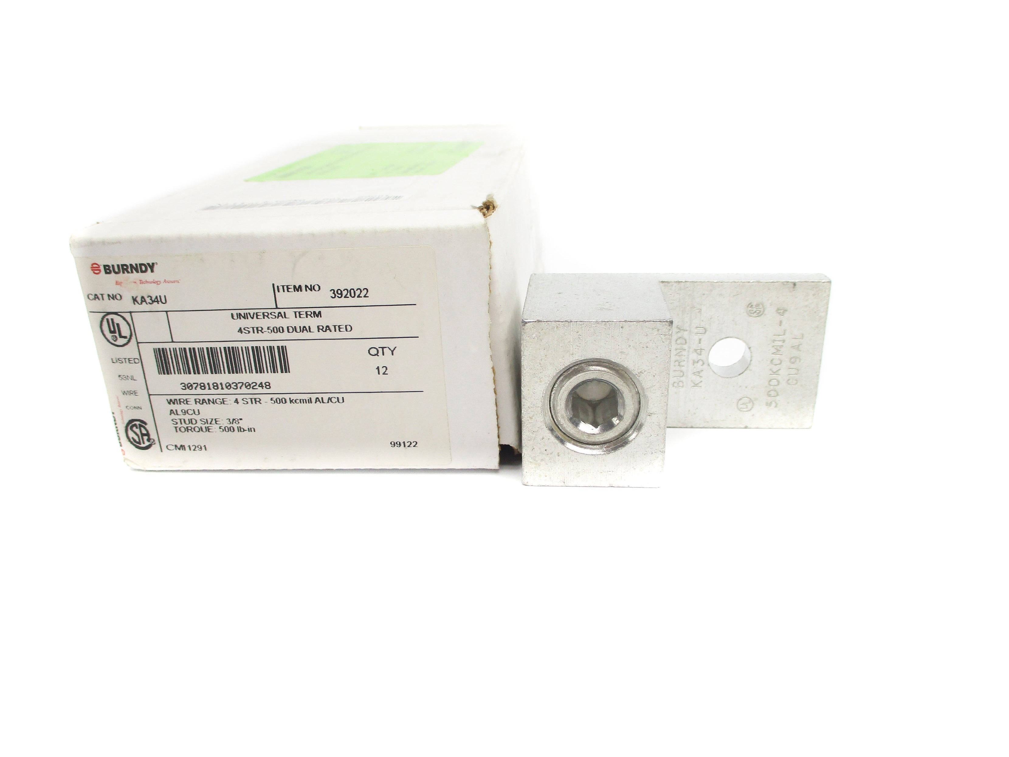 BURNDY KA34U (PKG OF 12) NSMP