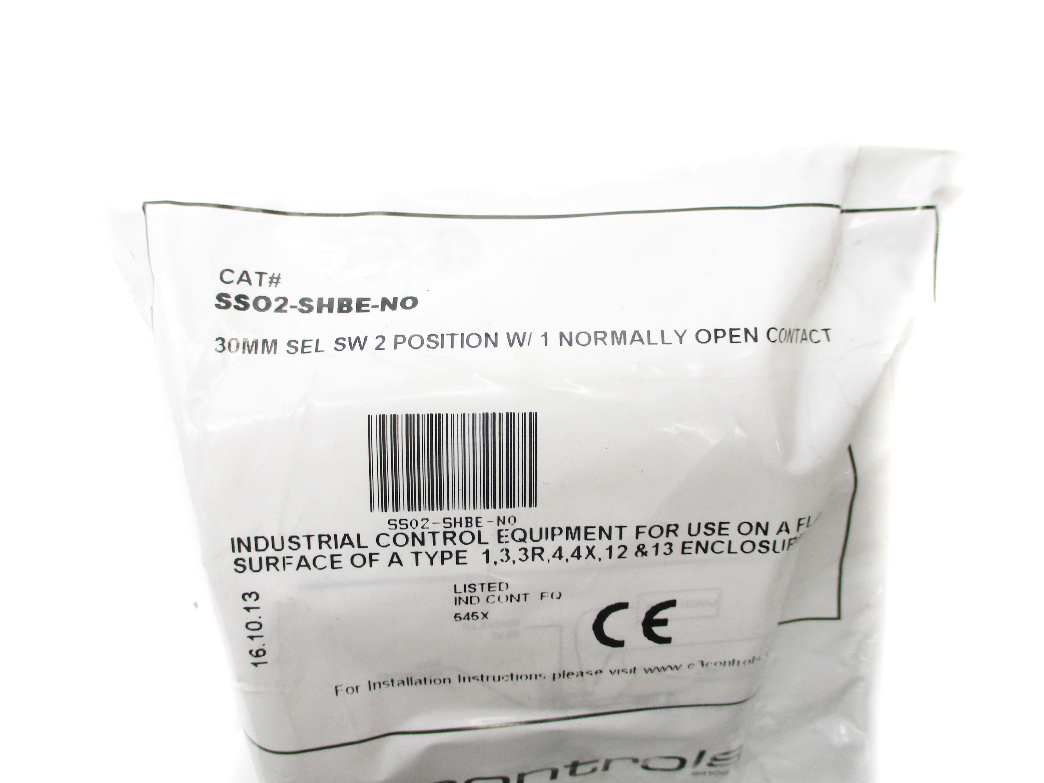 C3CONTROLS SSO2-SHBE-NO NSMP