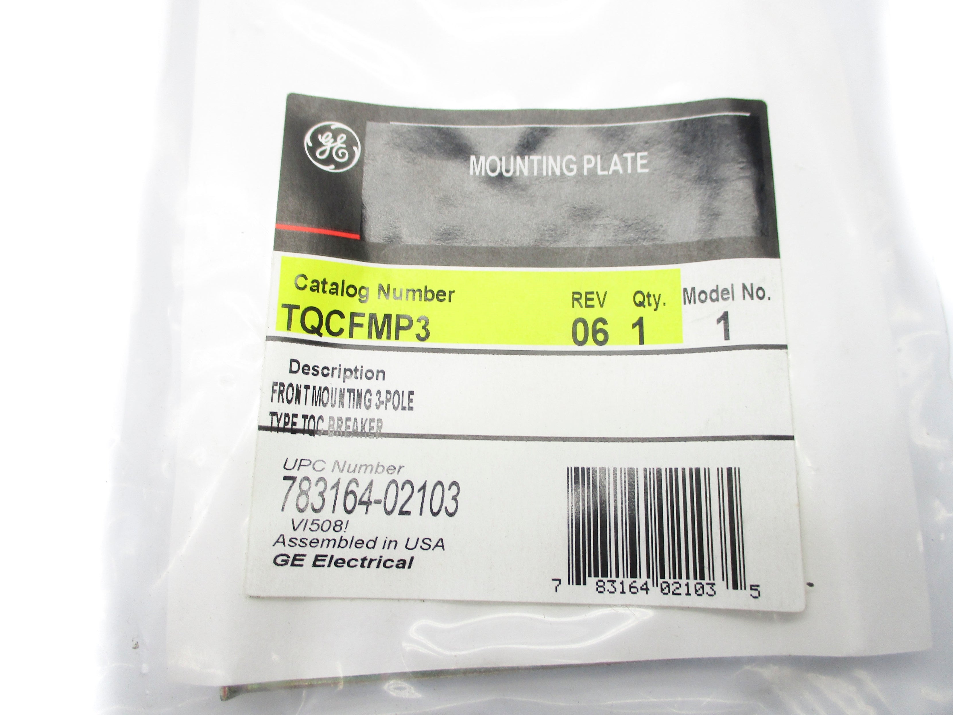 GENERAL ELECTRIC TQCFMP3 NSMP