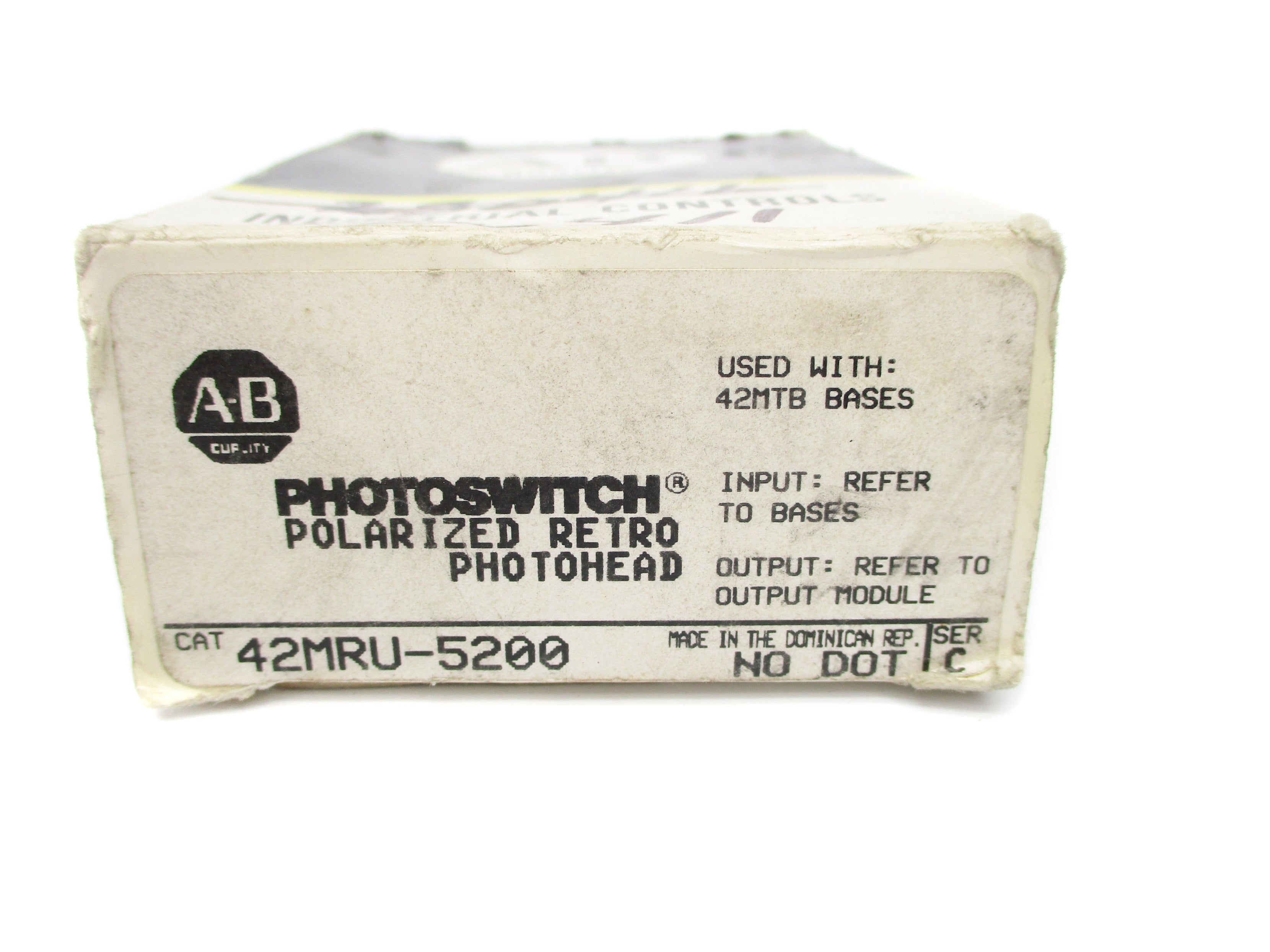 ALLEN BRADLEY 42MRU-5200 SER. C (BK/YL) NSMP