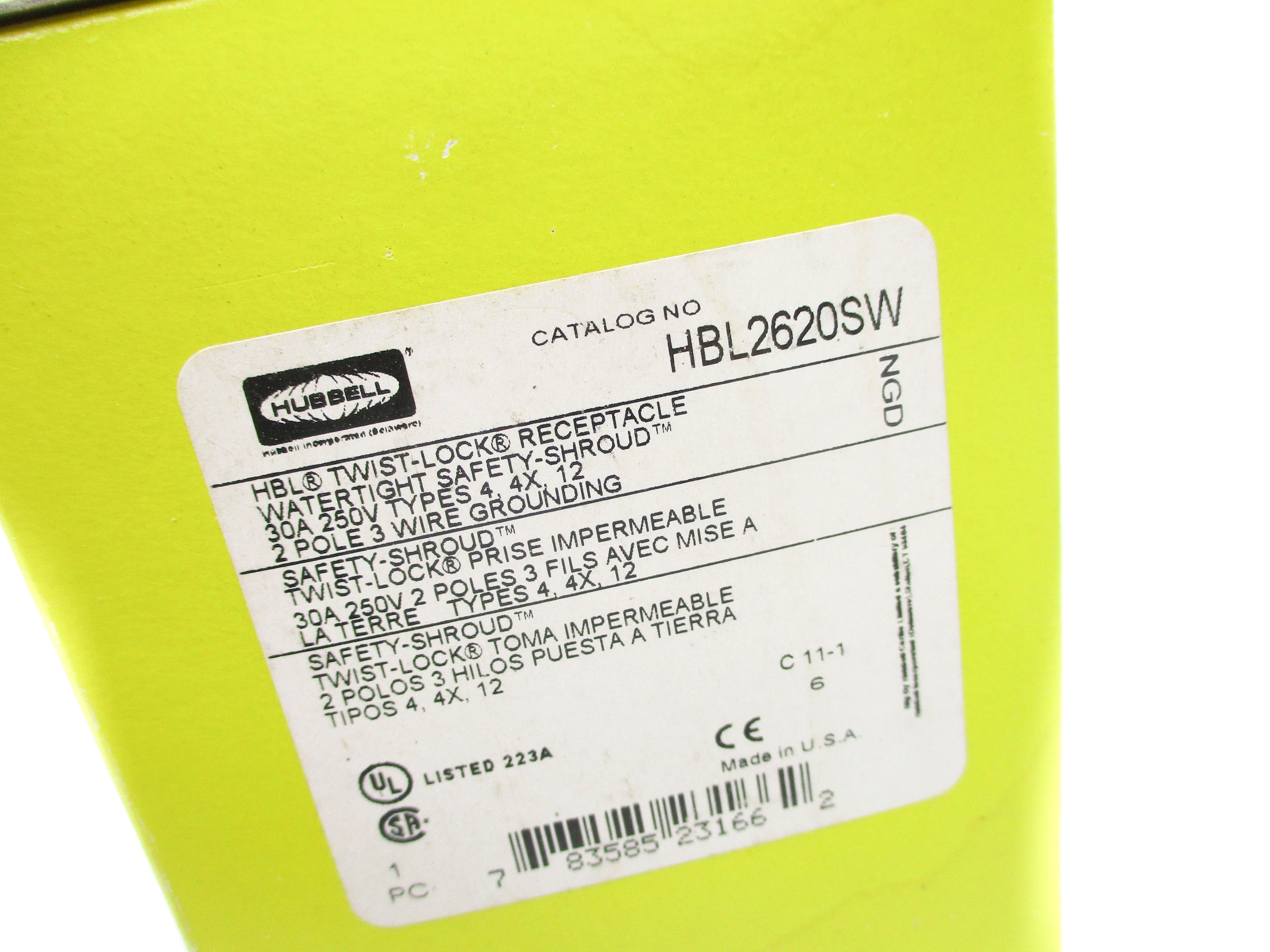 HUBBELL HBL2620SW NSMP