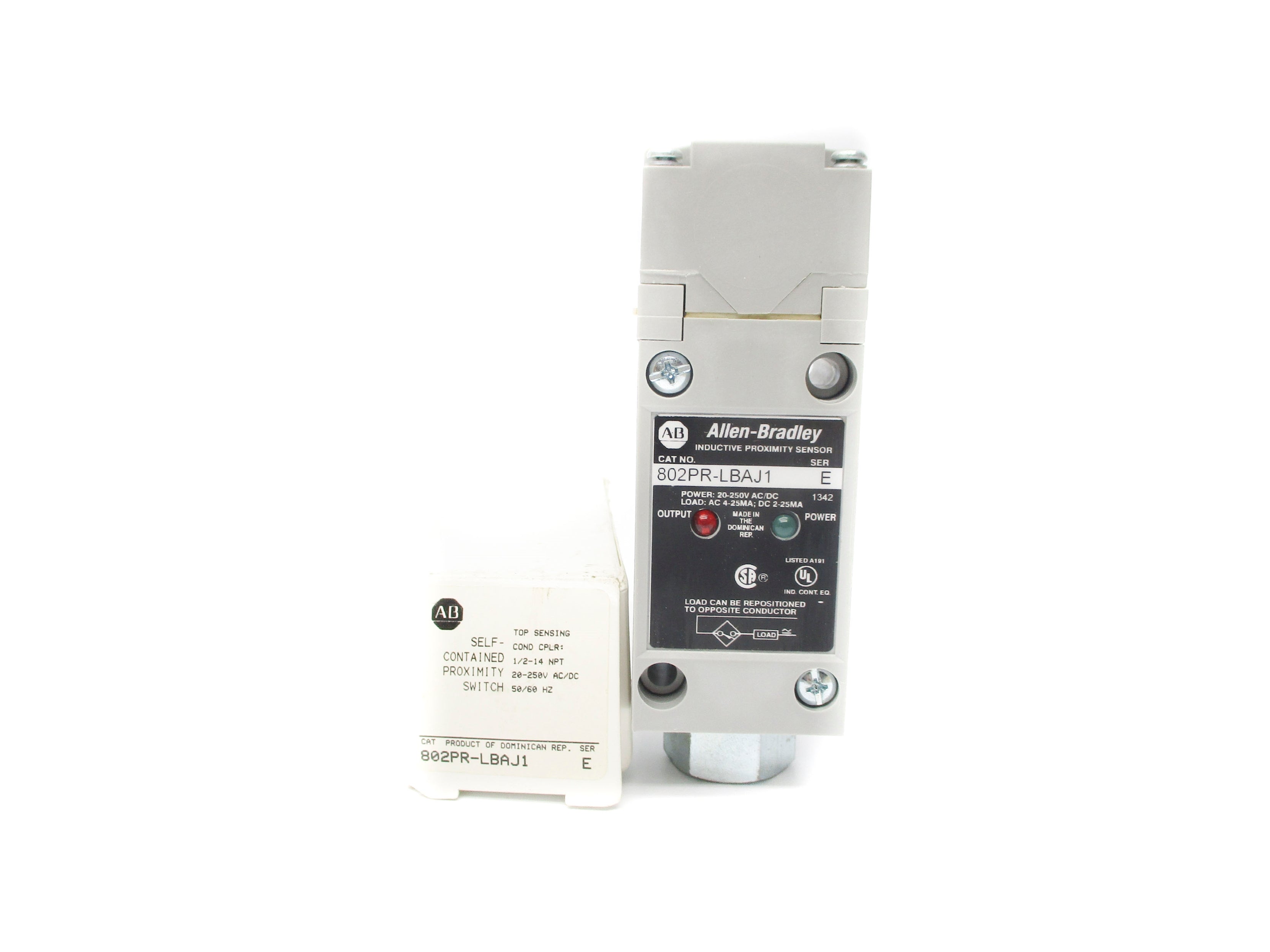 INDUSTRIAL SPARE PART 802PR-LBAJ1 SER. E 20-250VAC/DC (WH) NSMP
