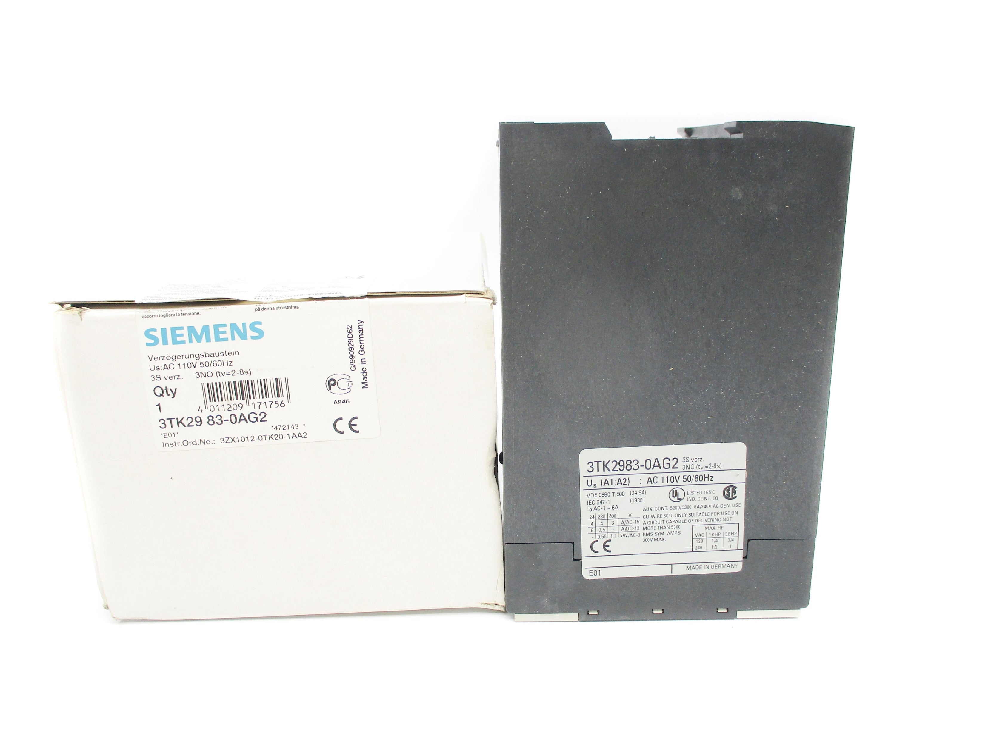 SIEMENS 3TK2983-0AG2 110V NSMP