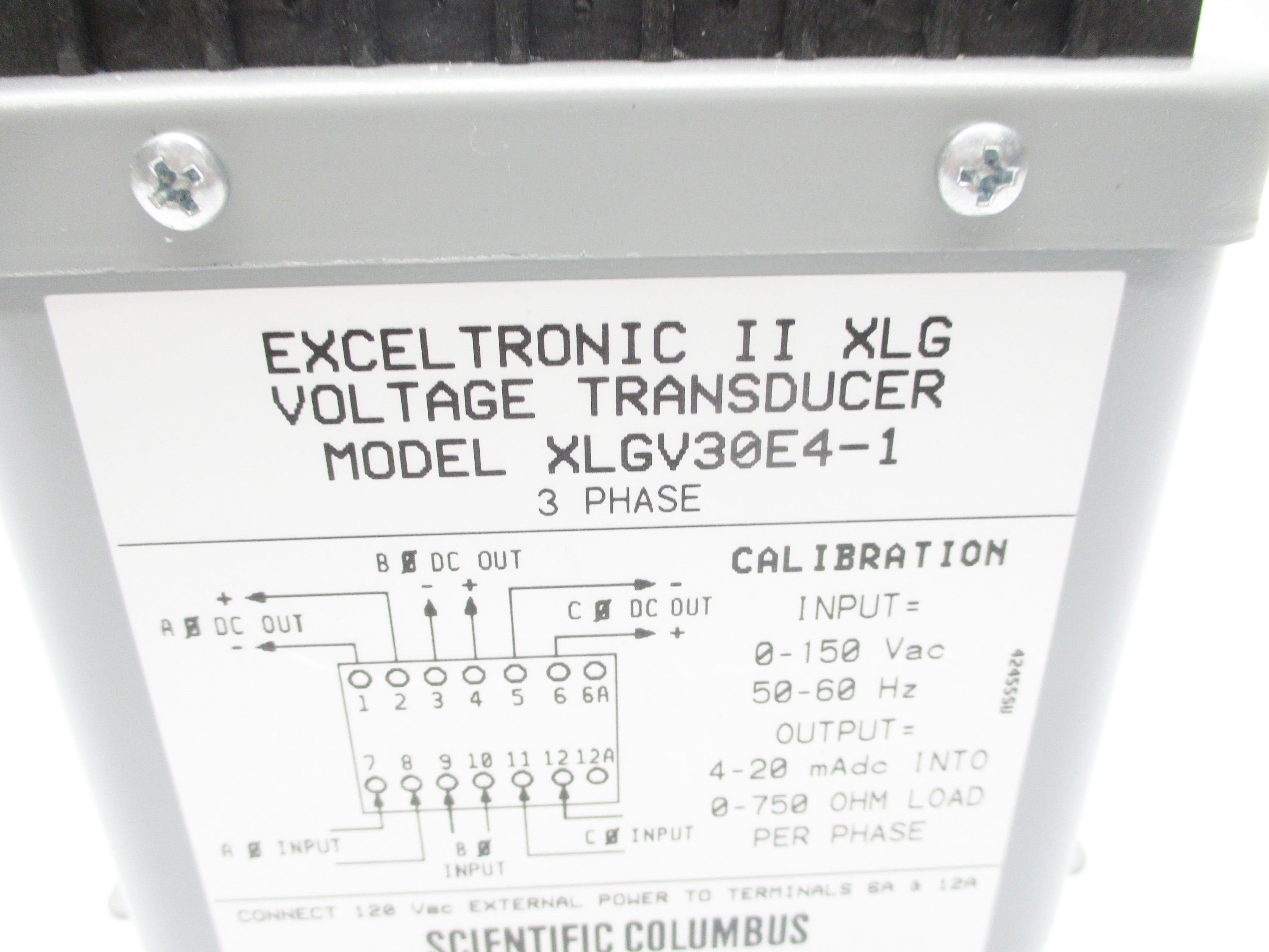 SCIENTIFIC COLUMBUS XLGV30E4-1 NSNP
