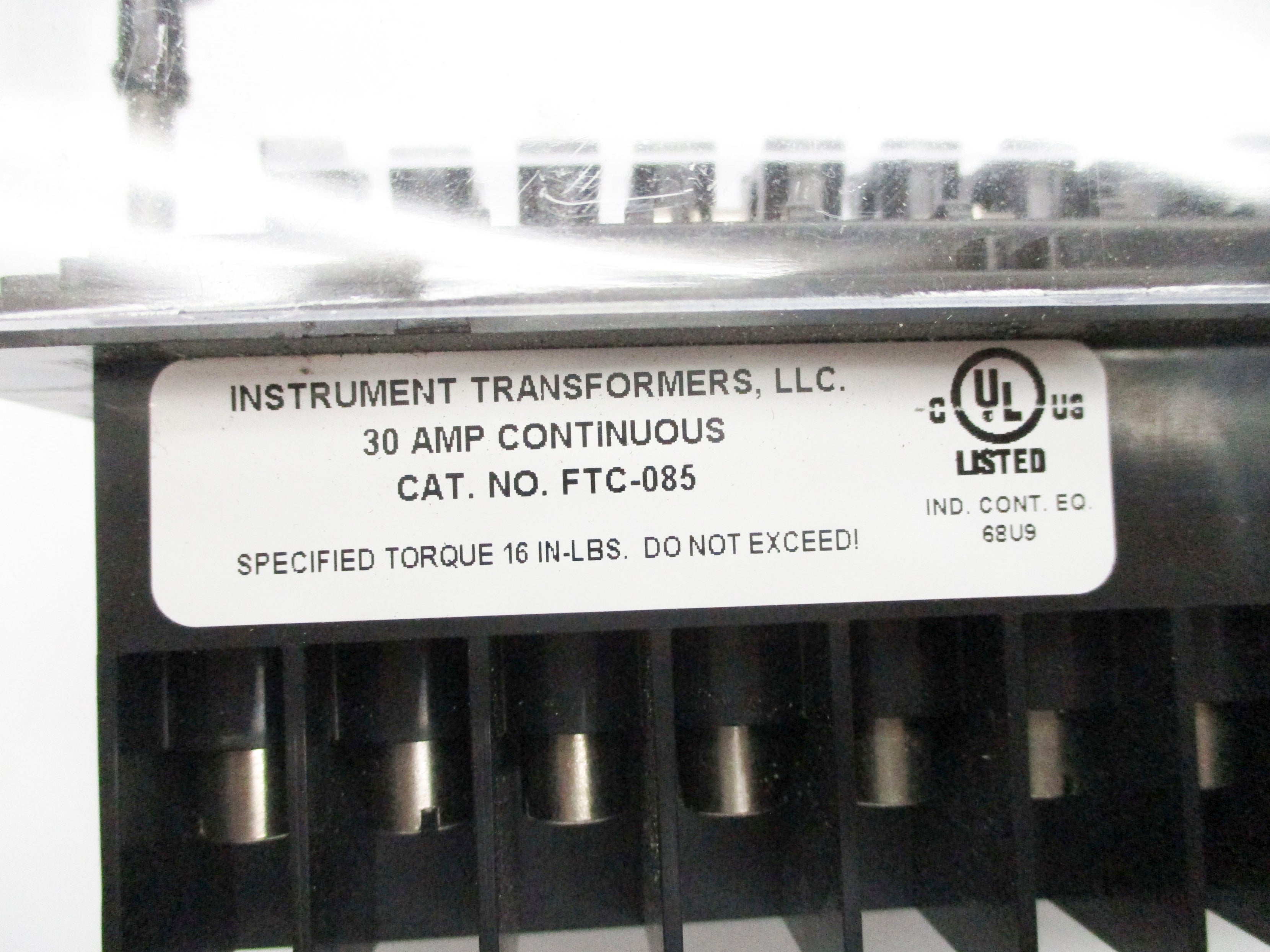 INSTRUMENT TRANSFORMER FTC-085 NSNP