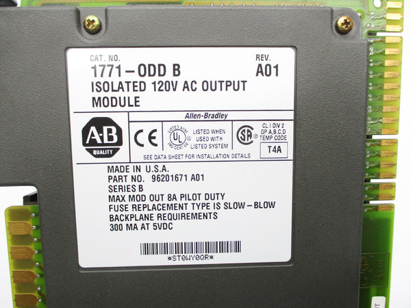 ALLEN BRADLEY 1771-ODD SER. B REMAN