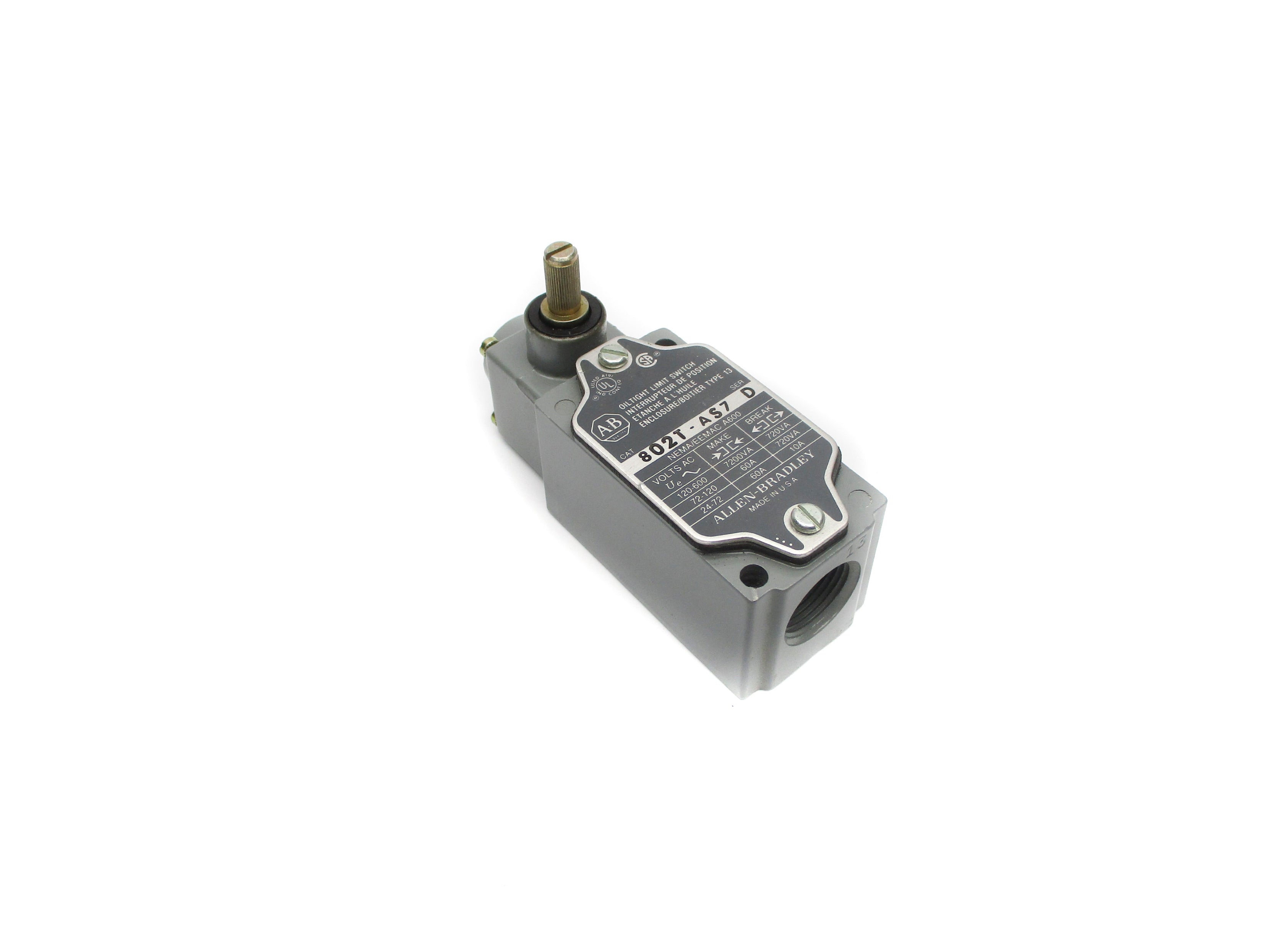 INDUSTRIAL SPARE PART 802T-AS7 SER. D NSNP