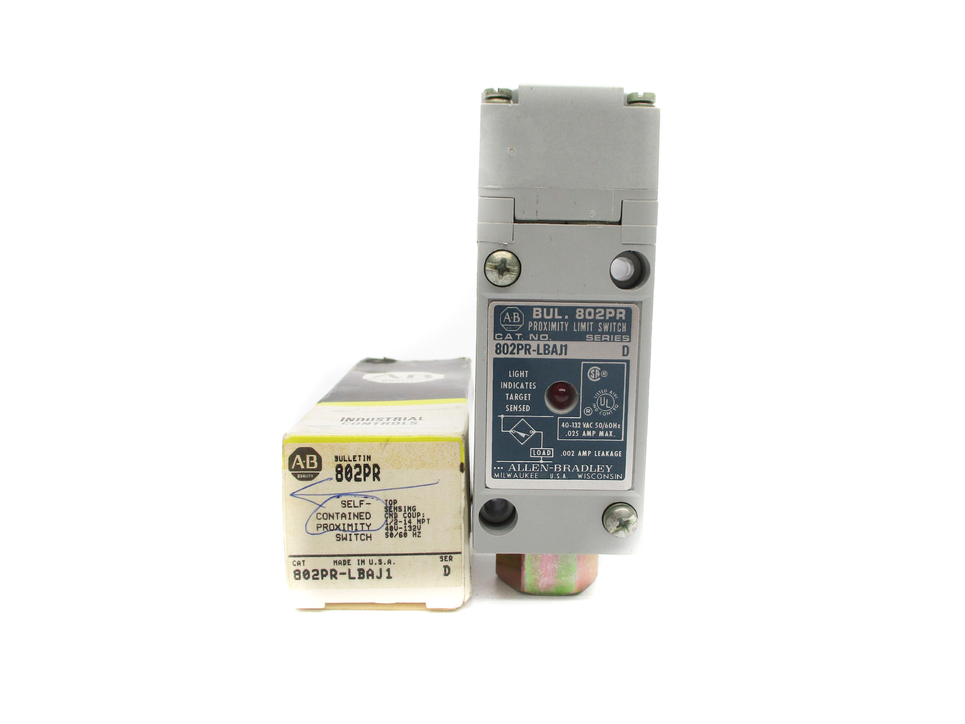 ALLEN BRADLEY 802PR-LBAJ1 SER. D (BK/YL) NSMP