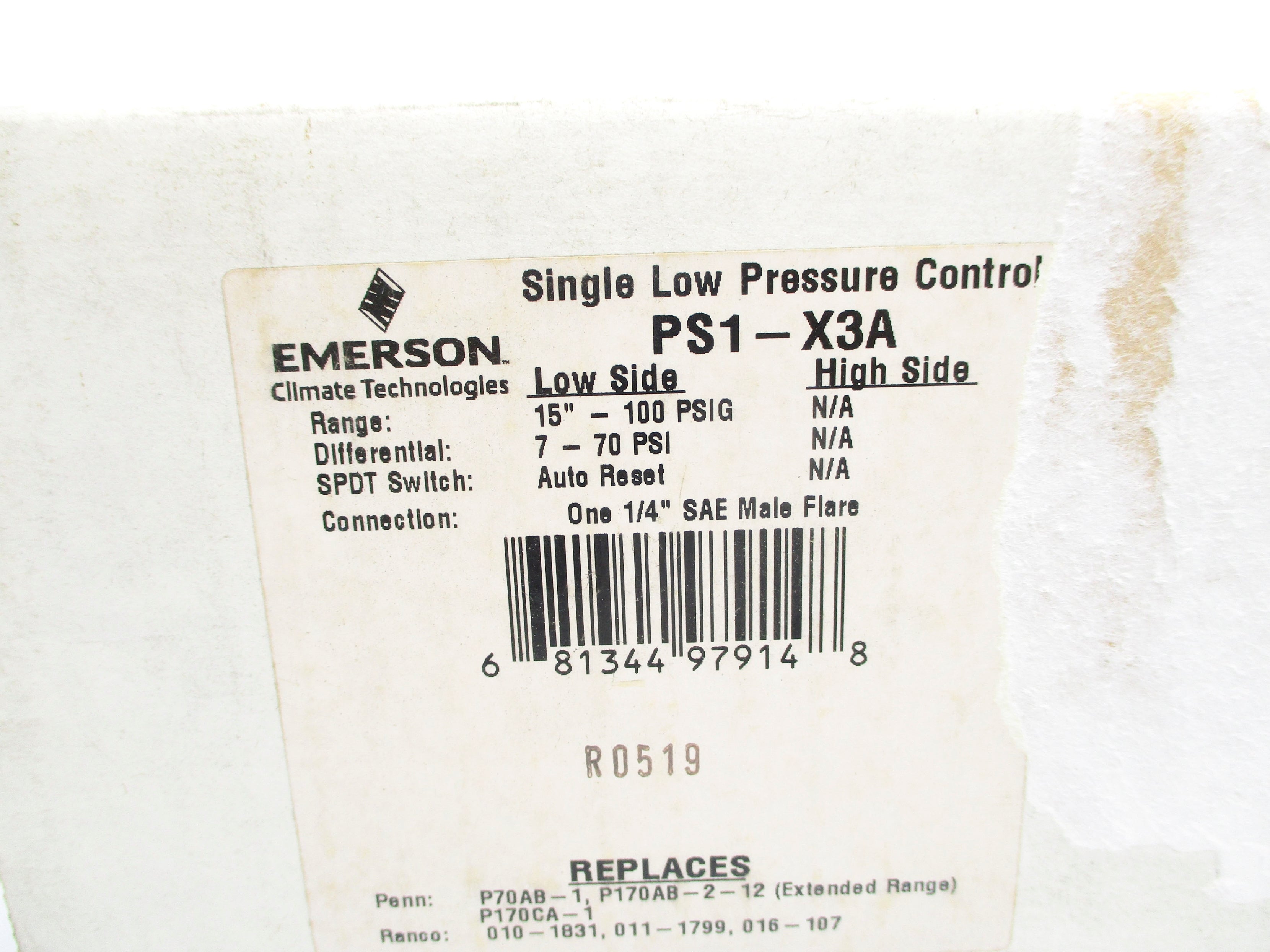 EMERSON PS1-X3A NSMP
