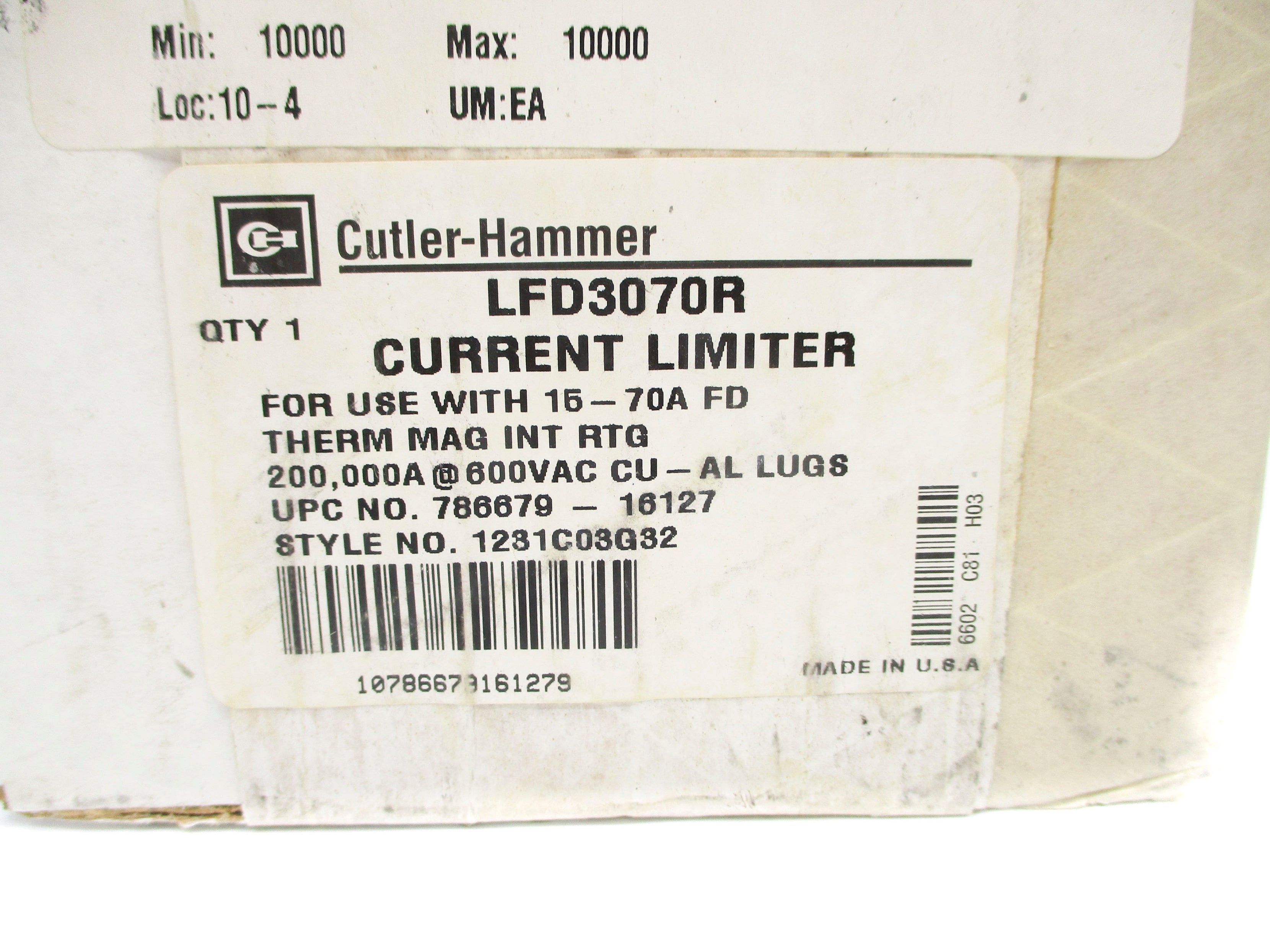 CUTLER HAMMER LFD3070R NSFS