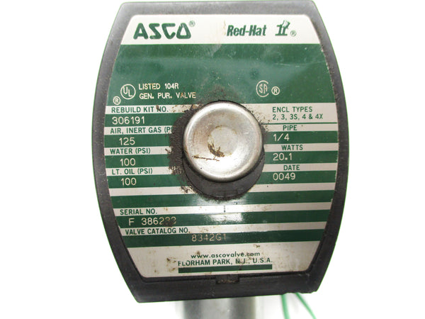 ASCO 8342G1 110/120V 125/100PSI UNMP