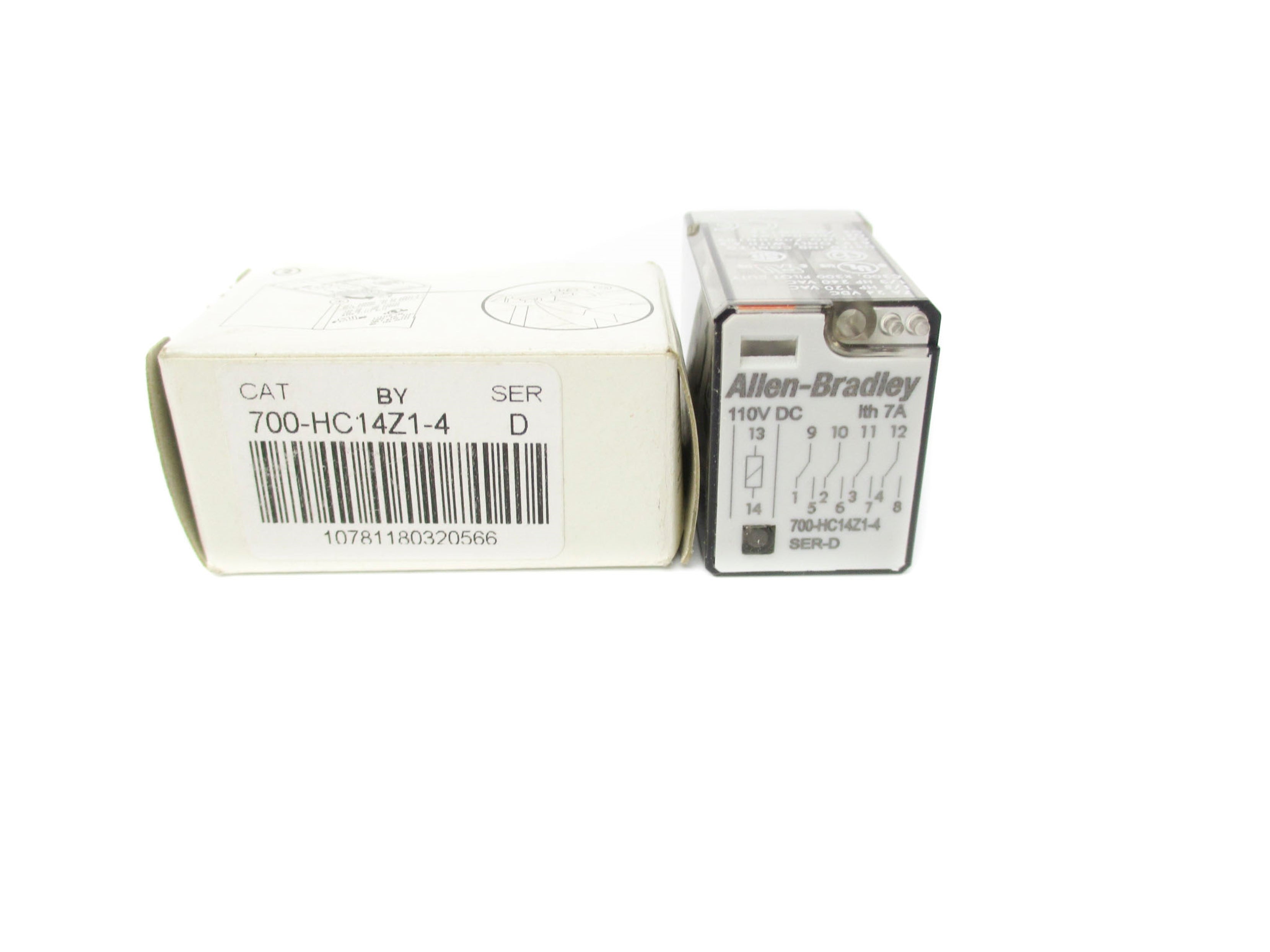 ALLEN BRADLEY 700-HC14Z1-4 SER. D 110VDC 7A (WH) NSMP