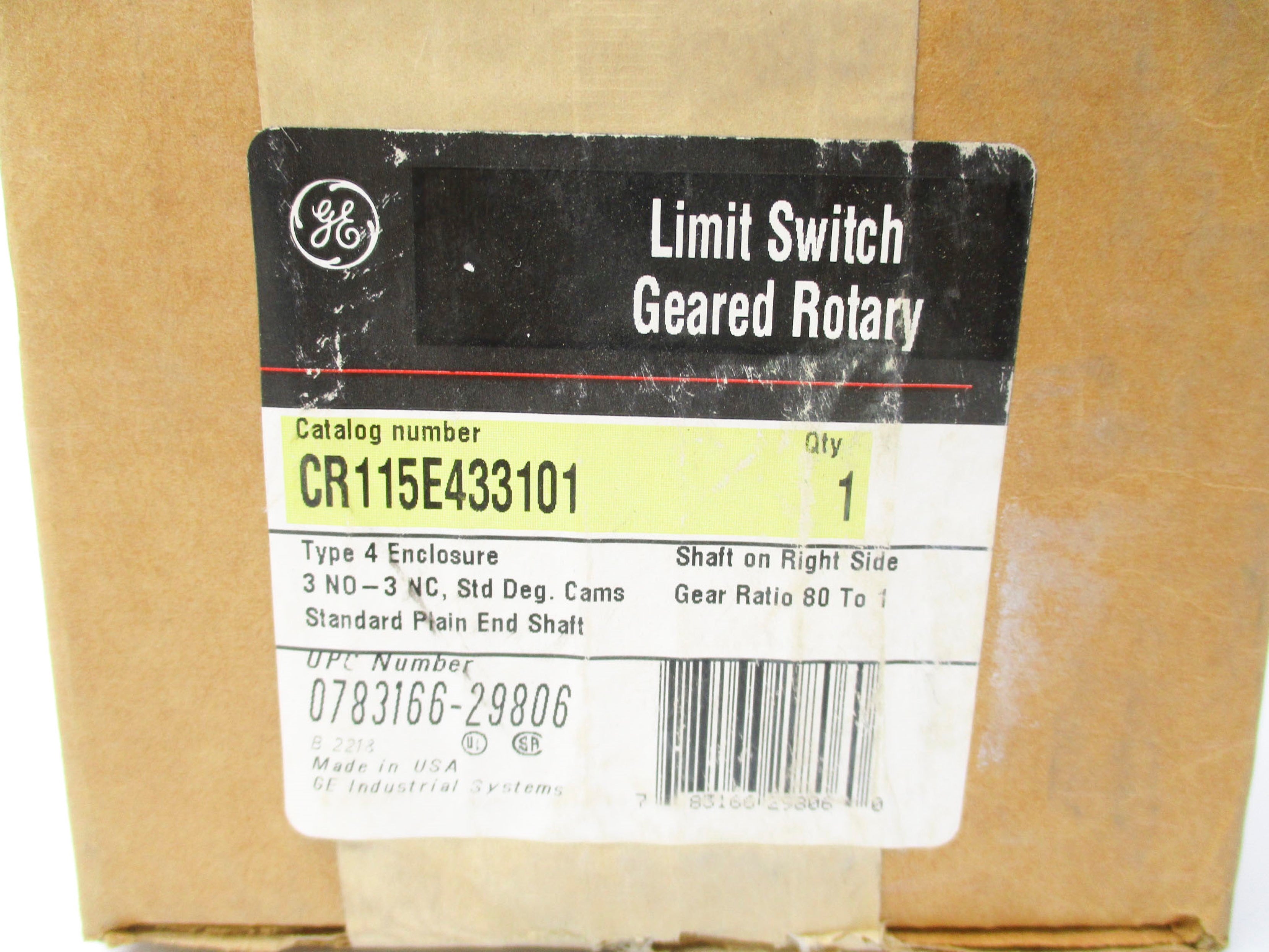 GENERAL ELECTRIC CR115E433101 NSMP