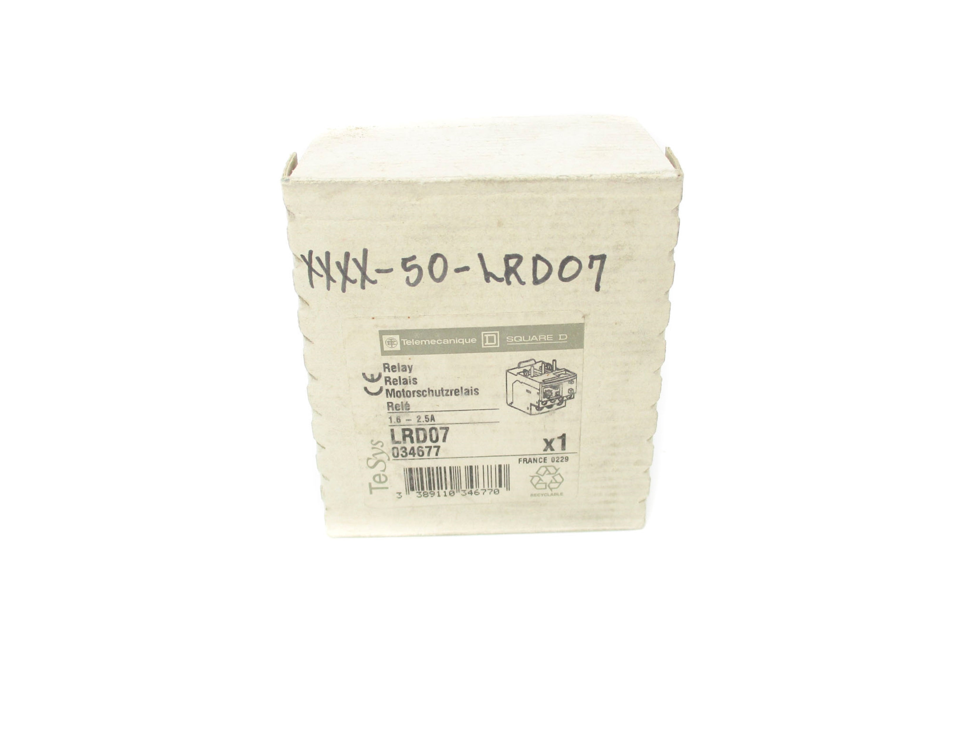 TELEMECANIQUE LRD07 1.6-2.5A NSFS