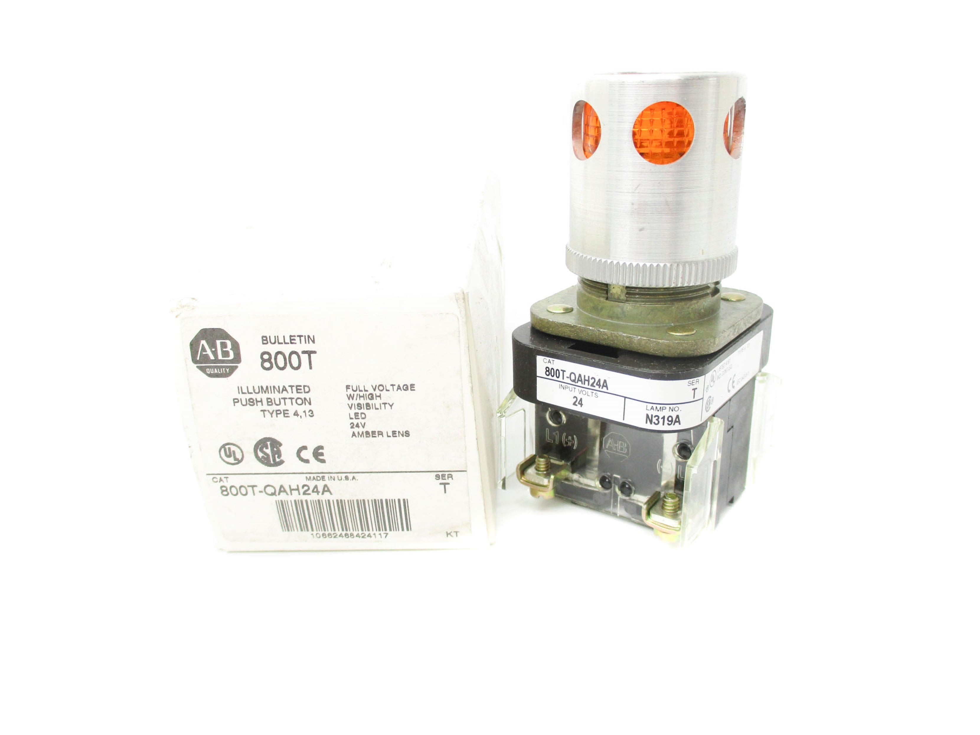 ALLEN BRADLEY 800T-QAH24A SER. T (WH) NSMP