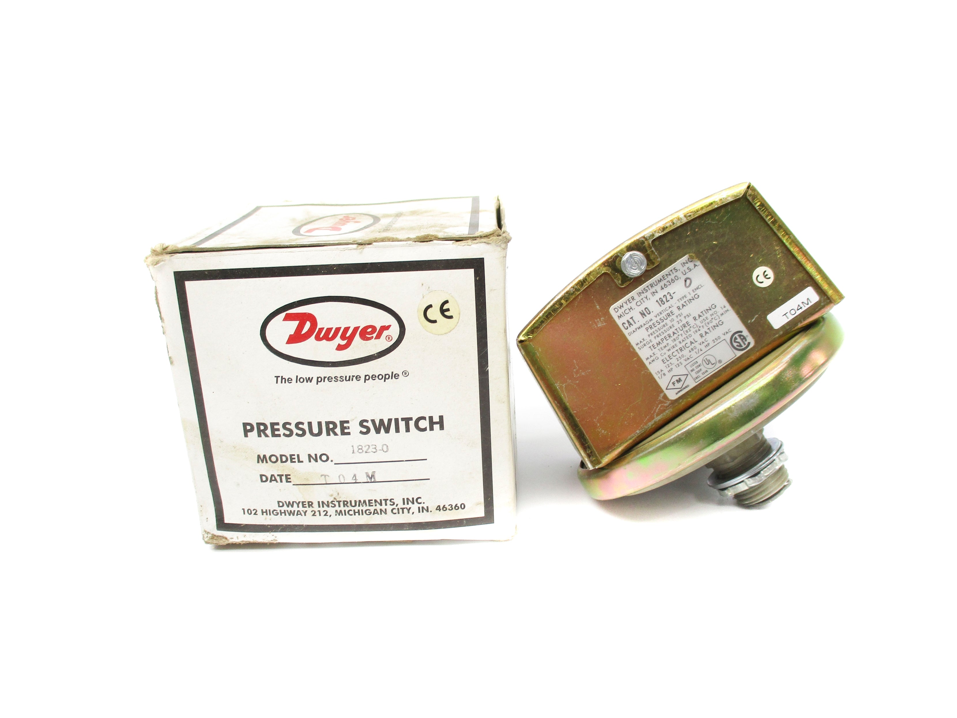 DWYER 1823-0 480VAC 15A 10PSI NSMP