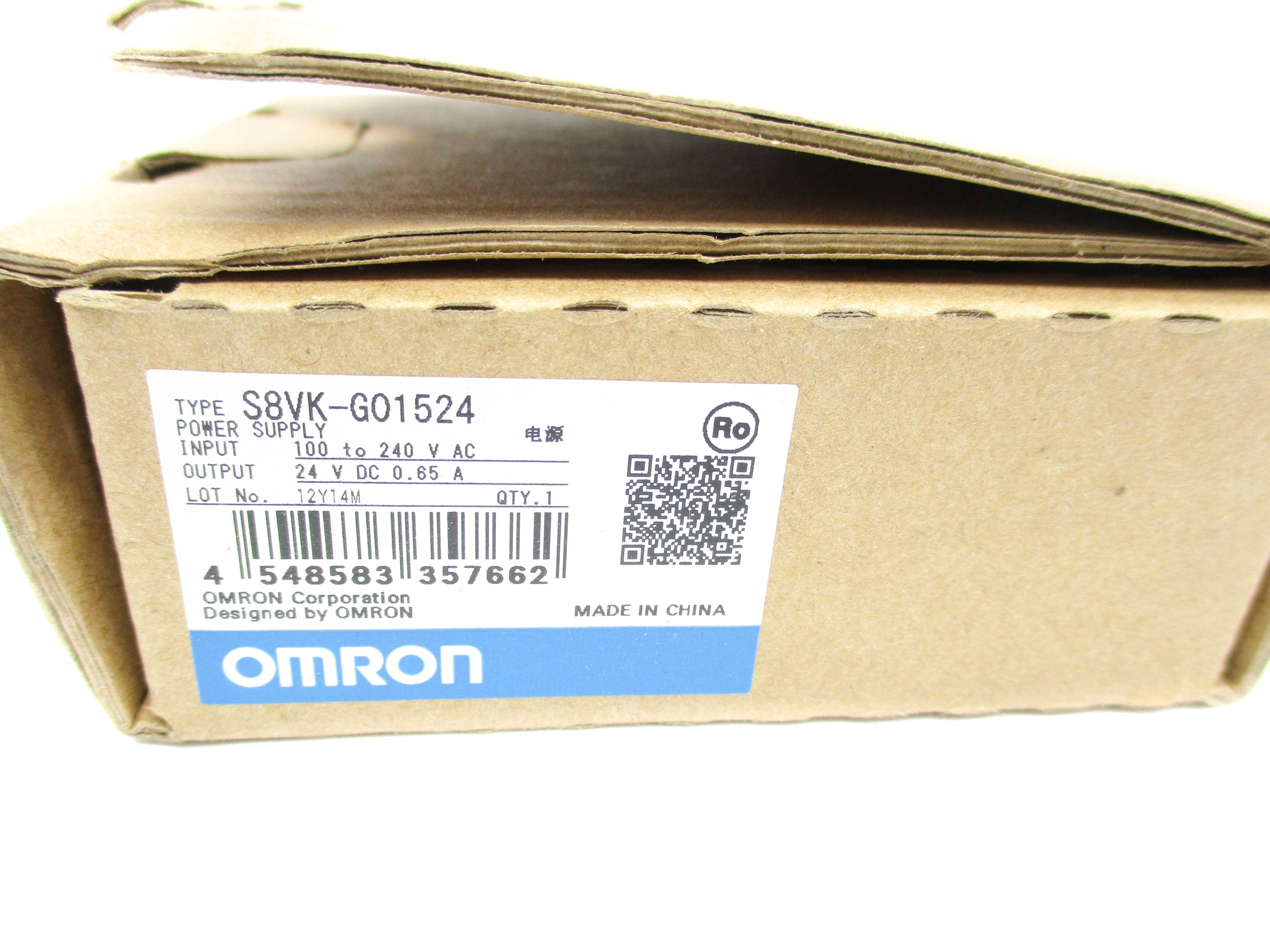 OMRON S8VK-G01524 100-240VAC 0.4A NSMP