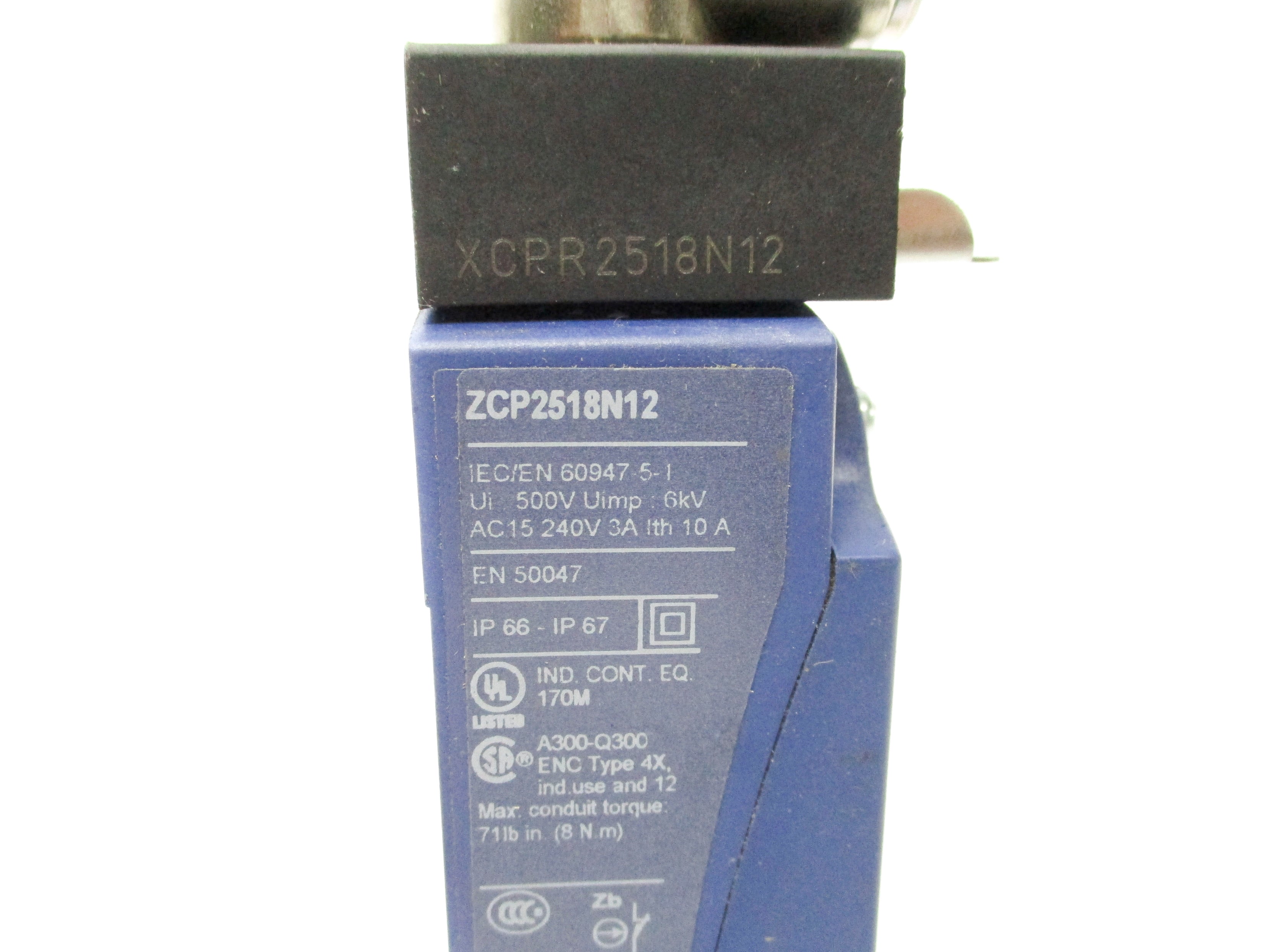 TELEMECANIQUE XCPR2518N12 500V 10A NSNP