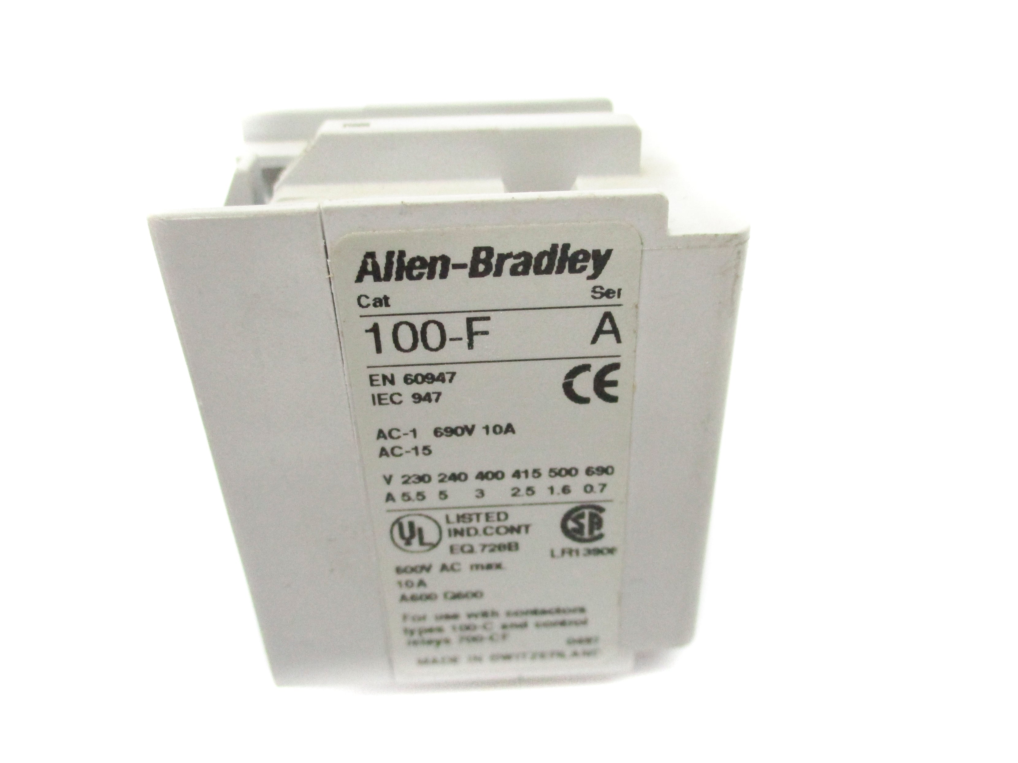 ALLEN BRADLEY 100-FA11 SER. A 690V 10A UNMP