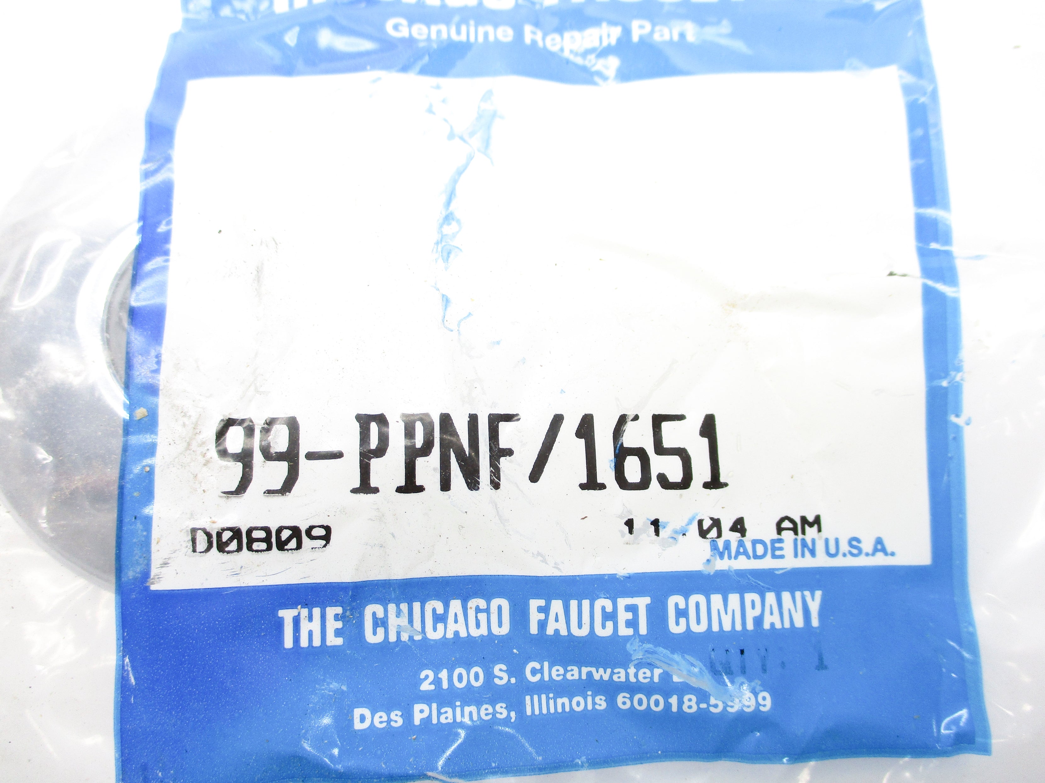CHICAGO FAUCET COMPANY 99-PPNF/1651 NSMP