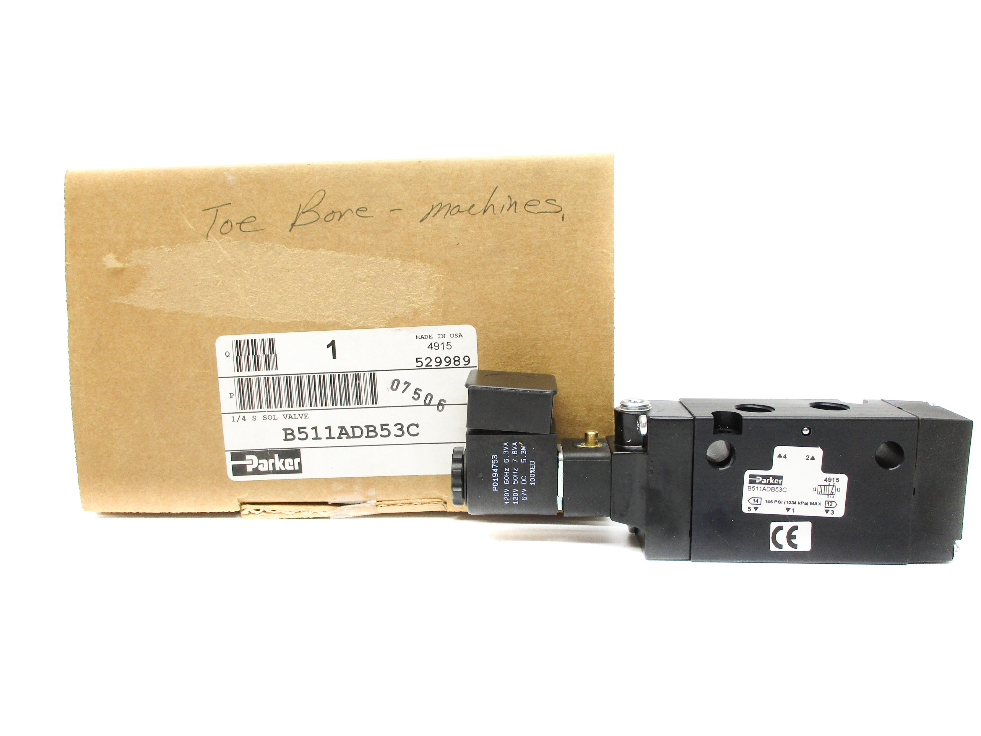 PARKER B511ADB53C 145PSI NSMP