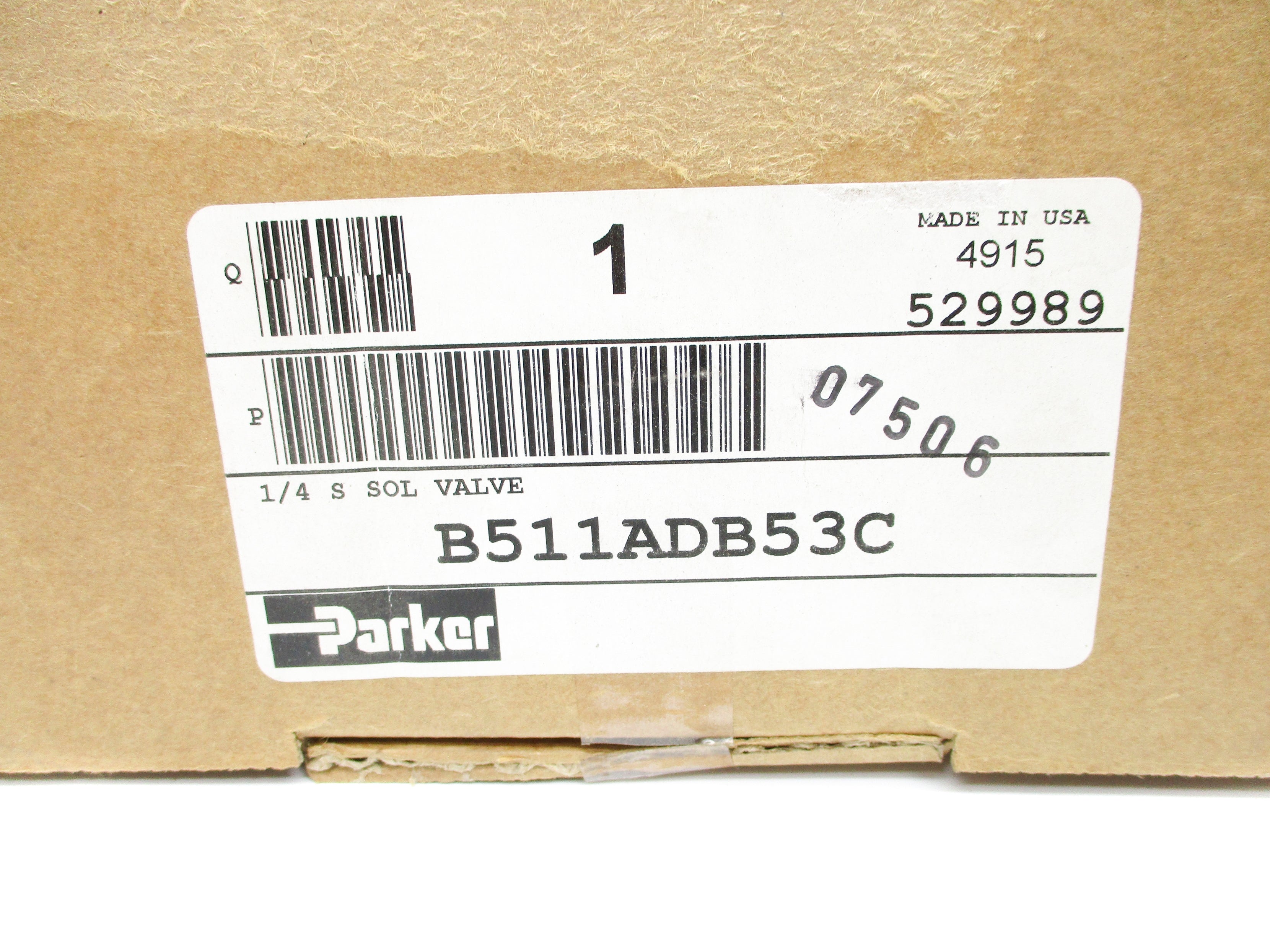 PARKER B511ADB53C 145PSI NSMP