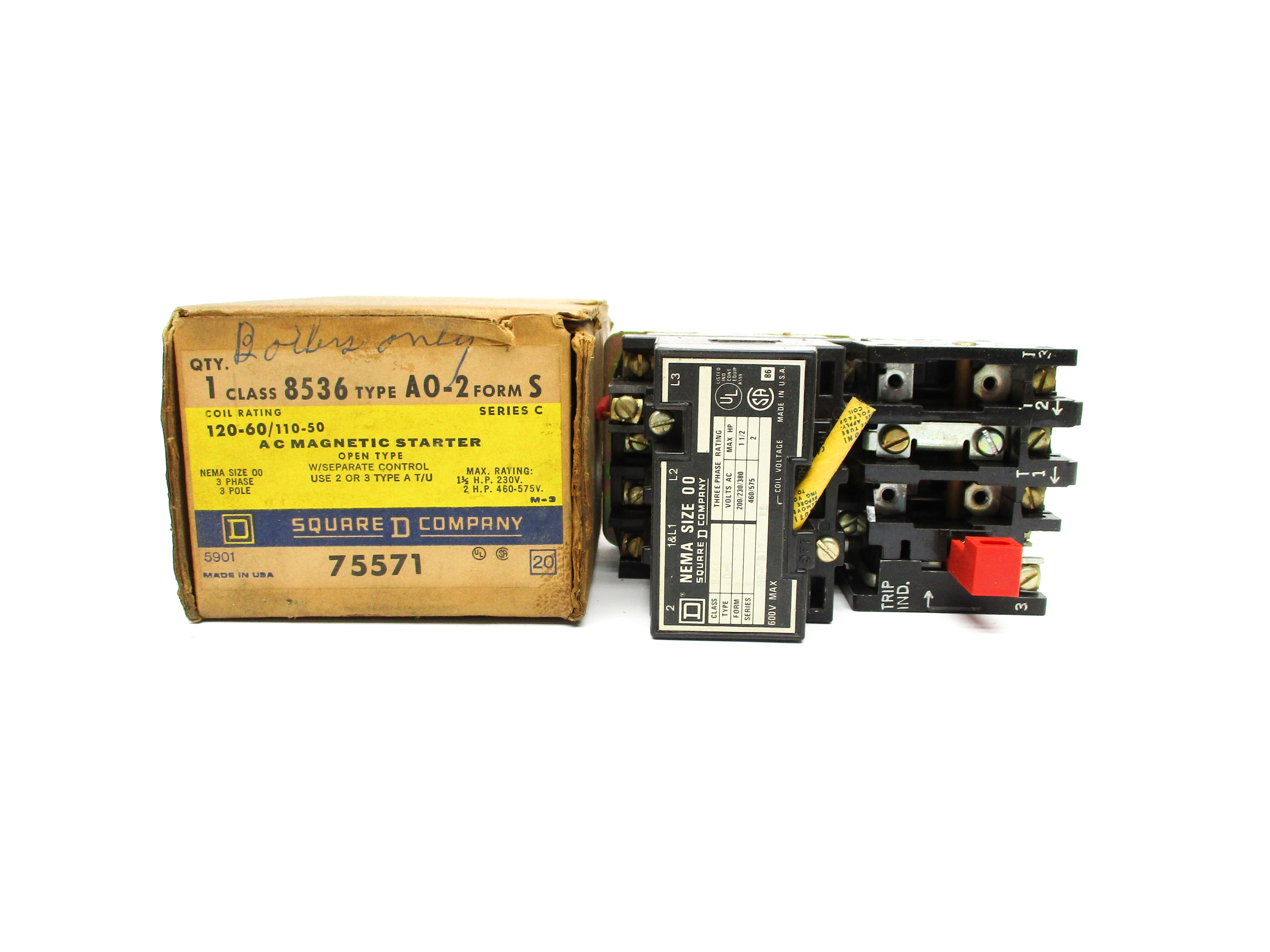 SQUARE D 8536AO2S SER. C NSMP