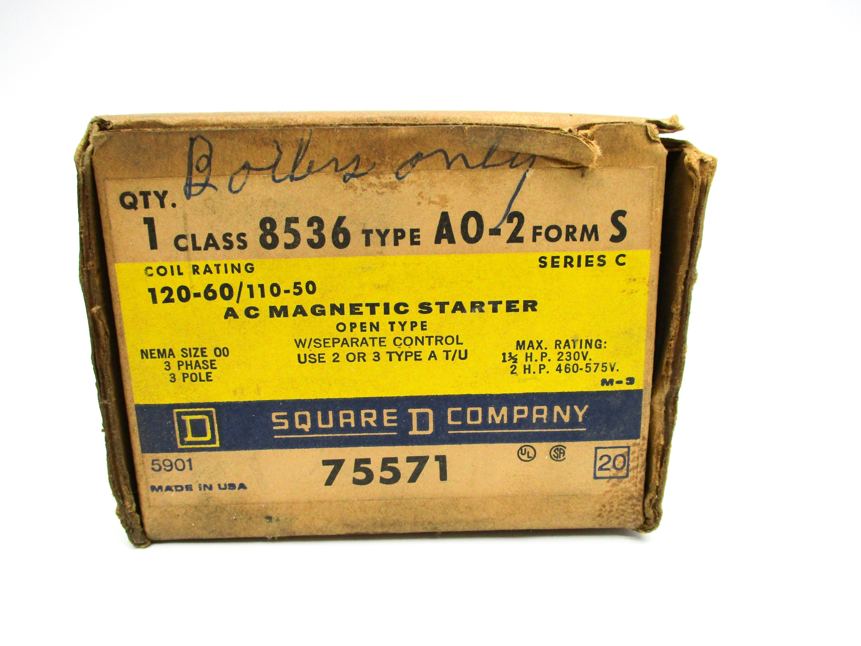 SQUARE D 8536AO2S SER. C NSMP