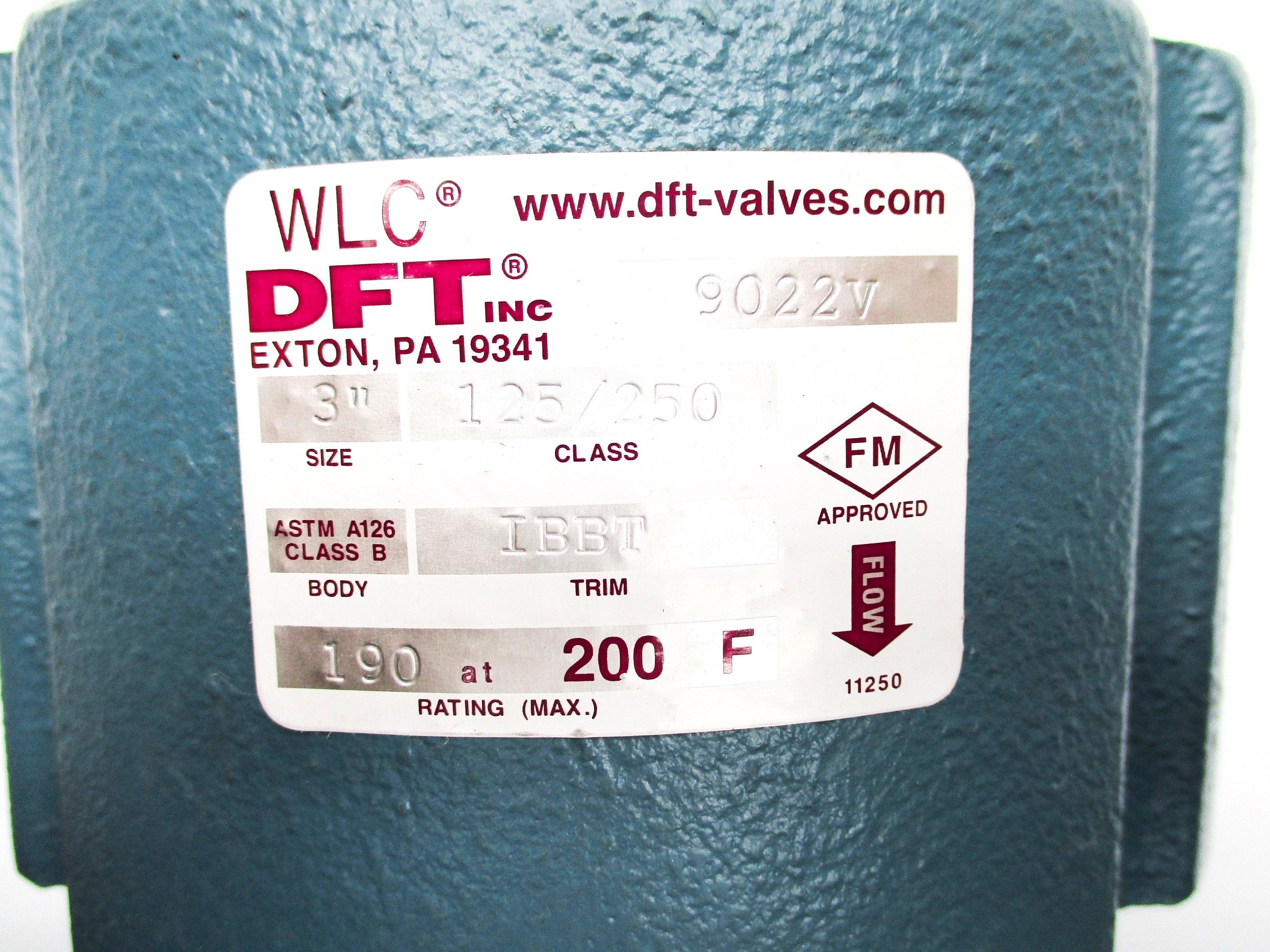 DFT VALVES 9022V NSNP
