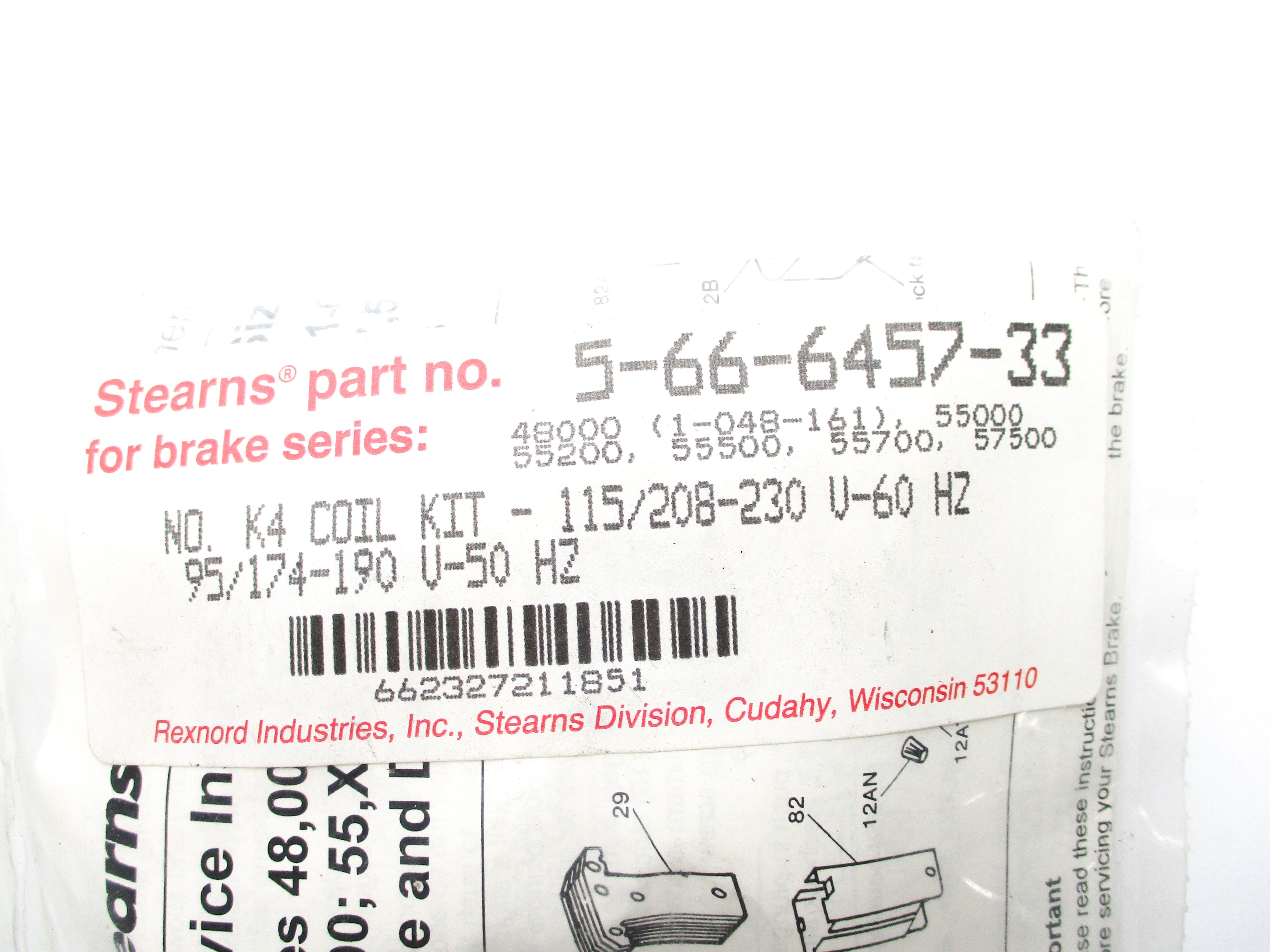 STEARNS 5-66-6457-33 NSMP