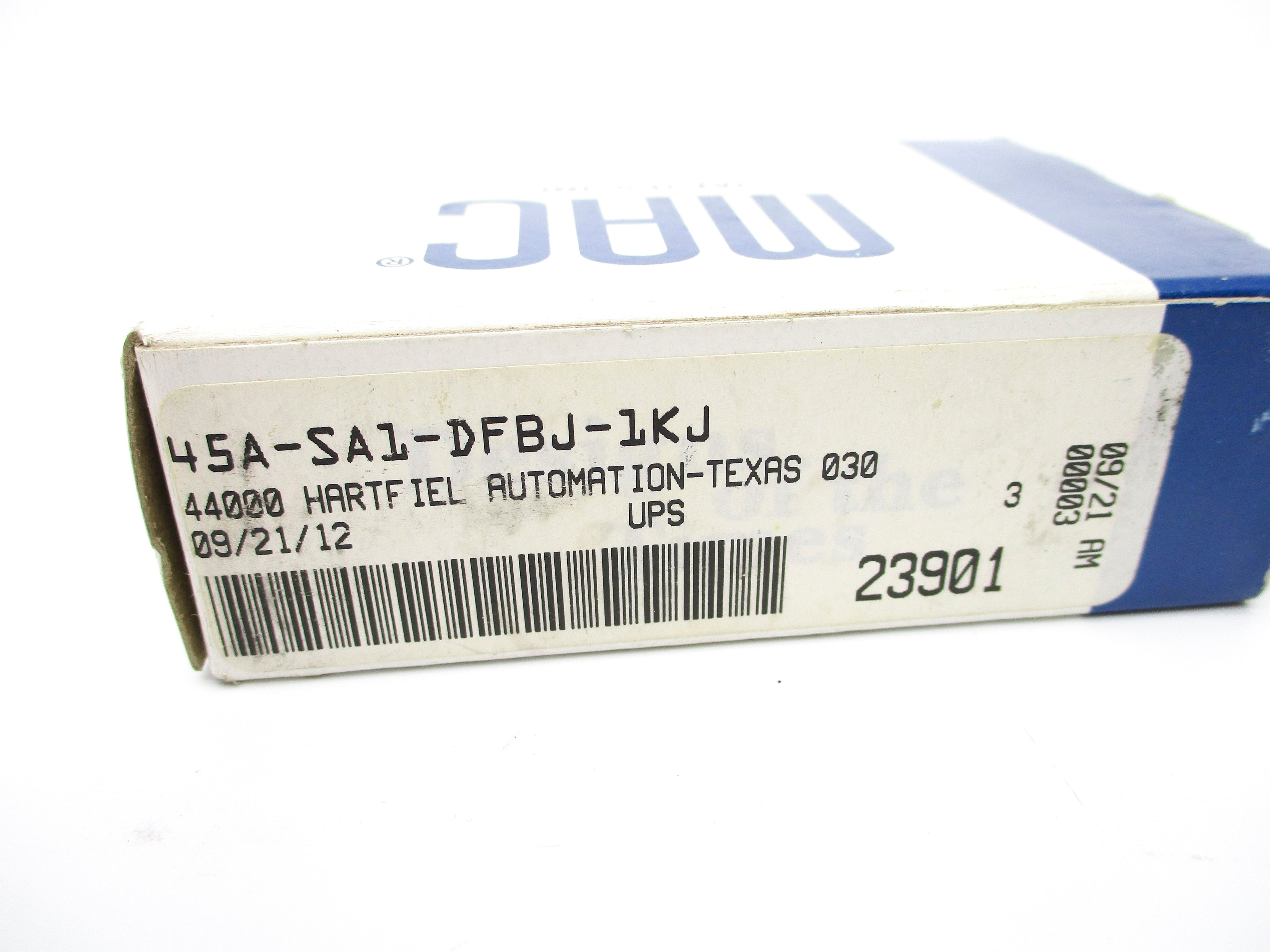 MAC 45A-SA1-DFBJ-1KF 24VDC 120PSI NSMP