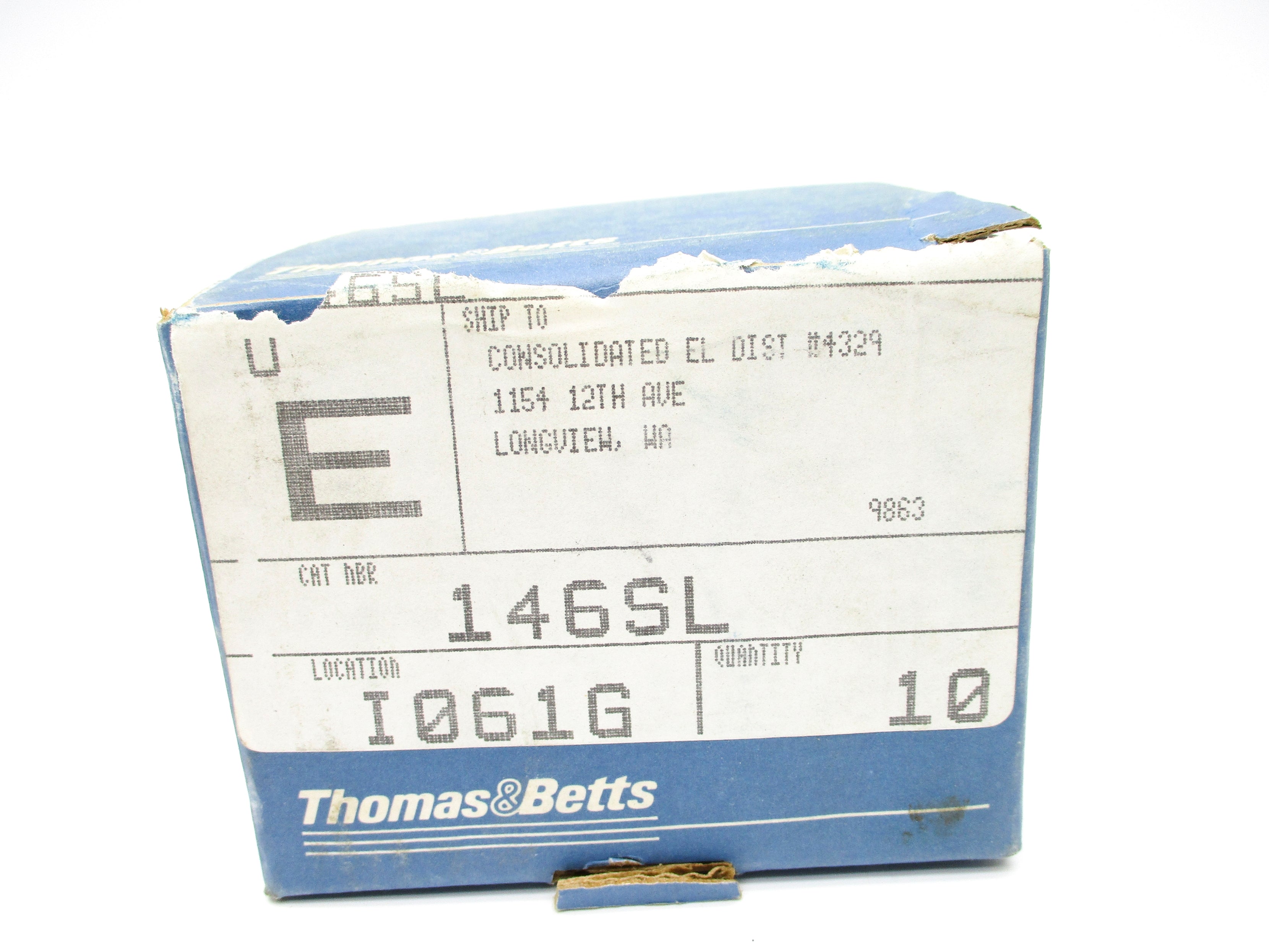 THOMAS & BETTS 146SL (PKG OF 10) NSMP