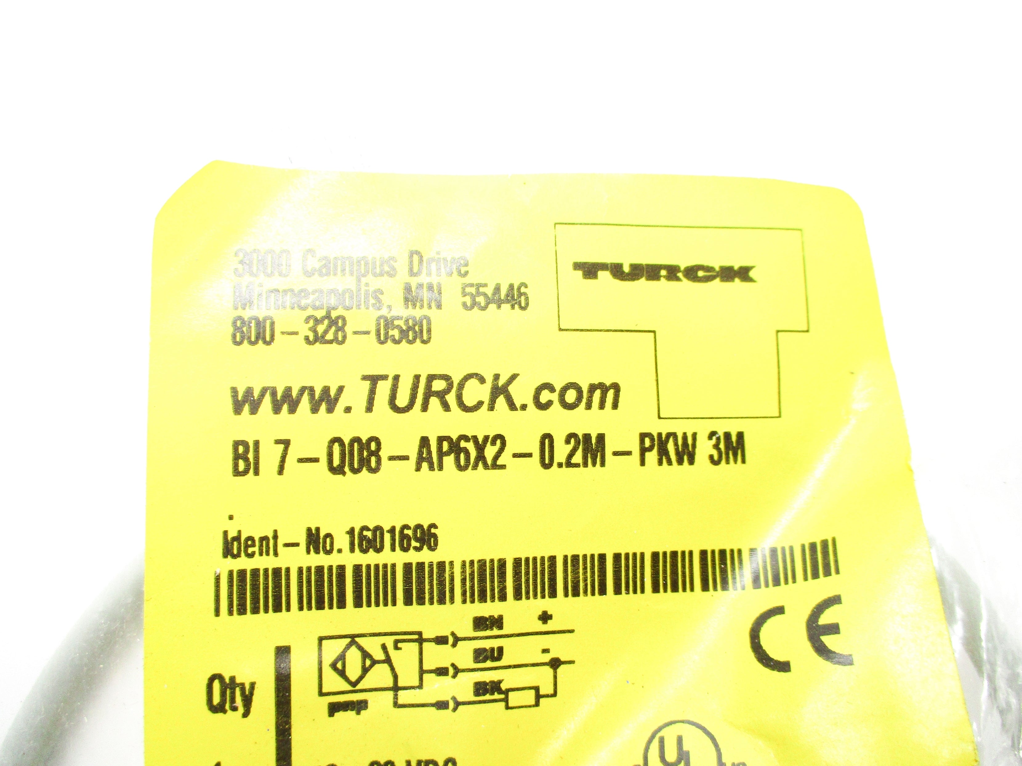 TURCK BI7-Q08-AP6X2-0.2M-PKW3M NSMP