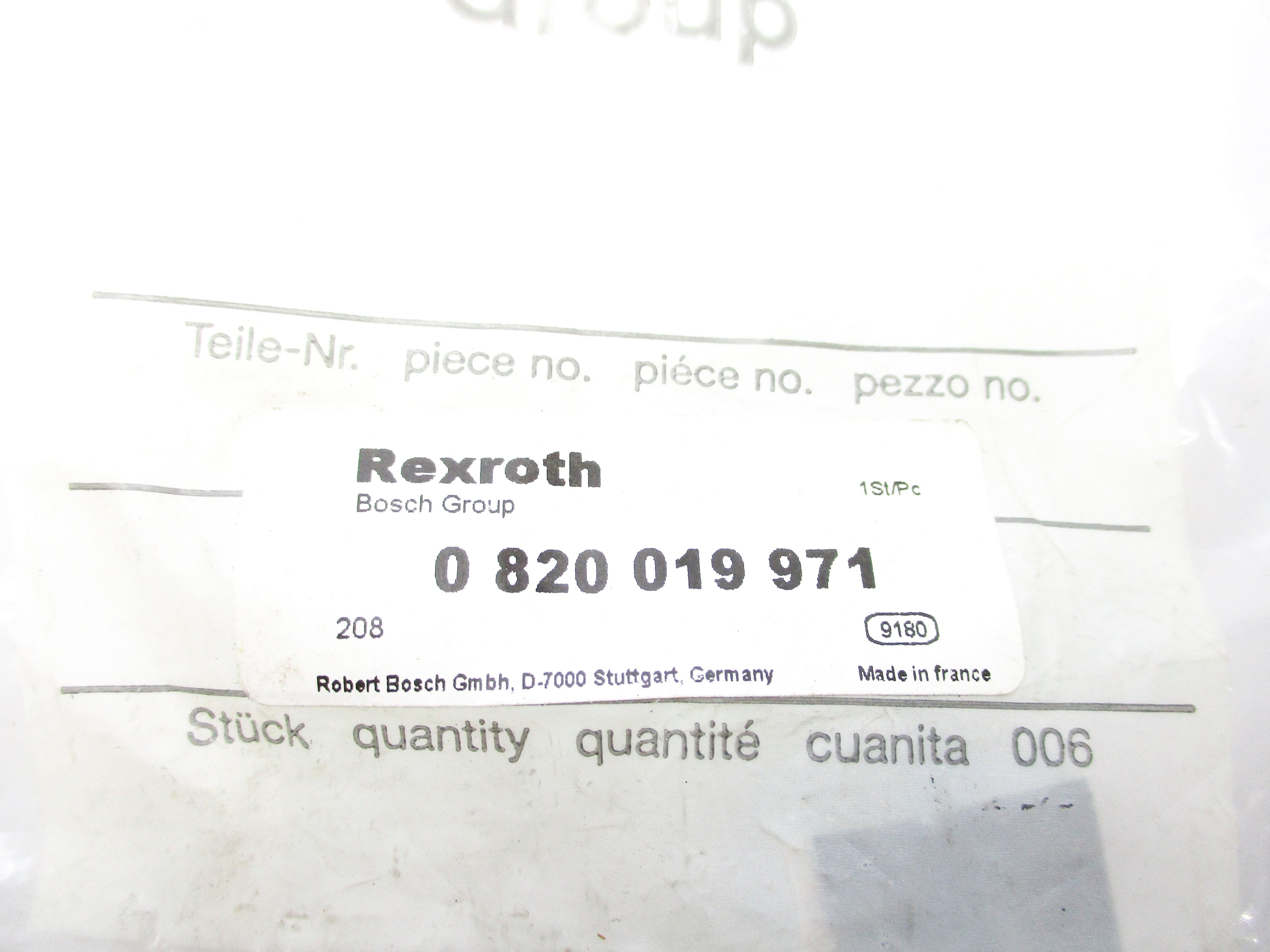 REXROTH 0820019971 NSMP