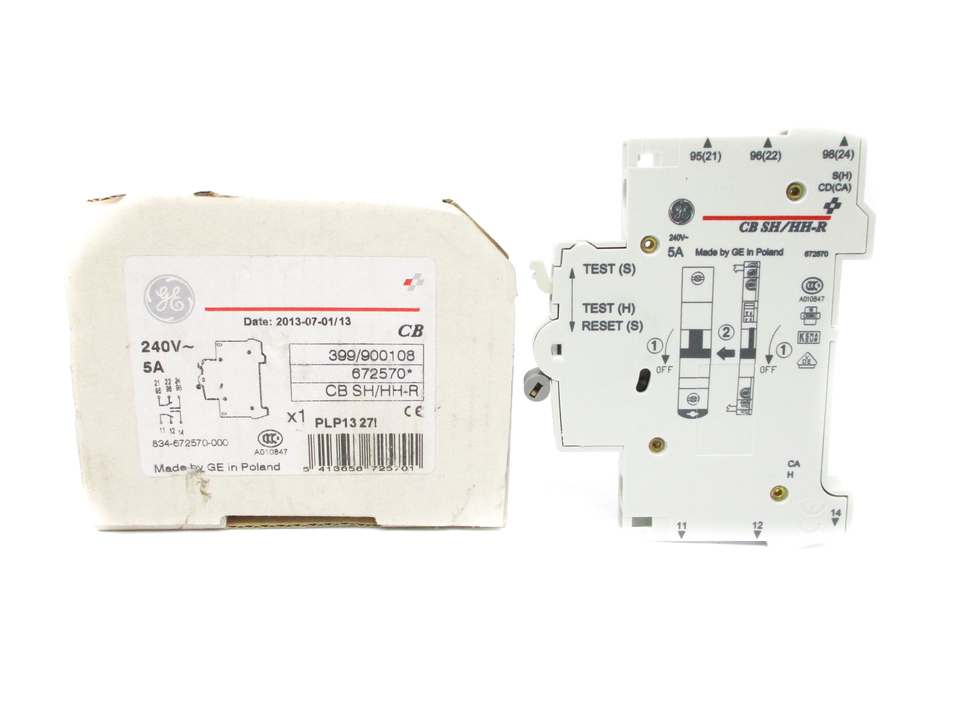 GENERAL ELECTRIC CBSH/HH-R NSMP
