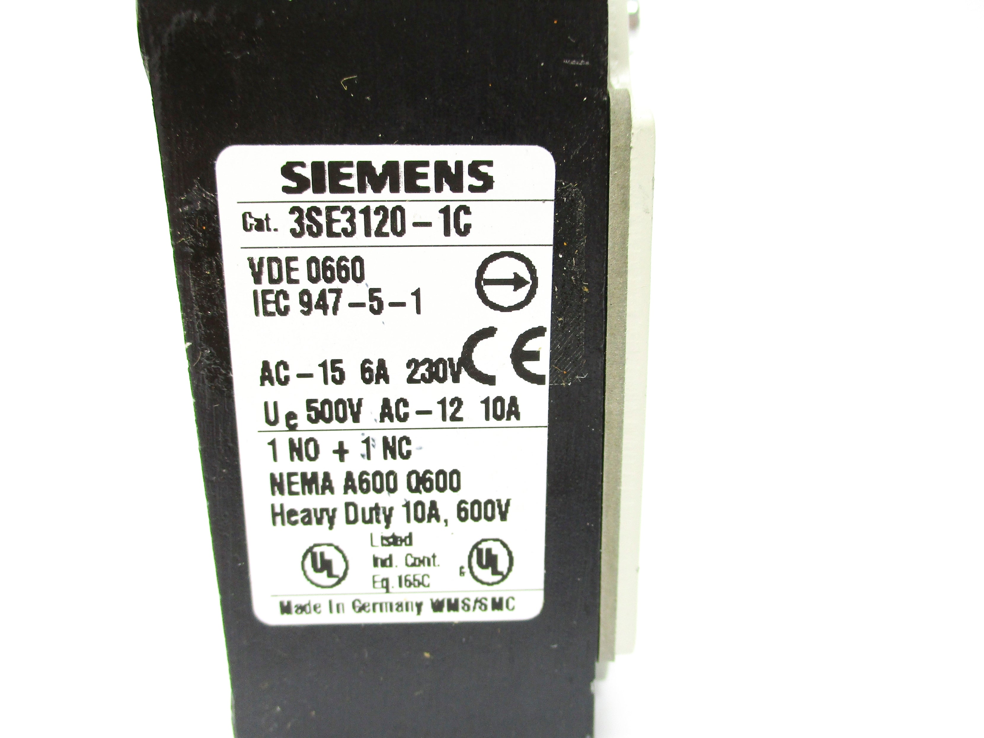 SIEMENS 3SE3120-1C 600V 10A NSNP