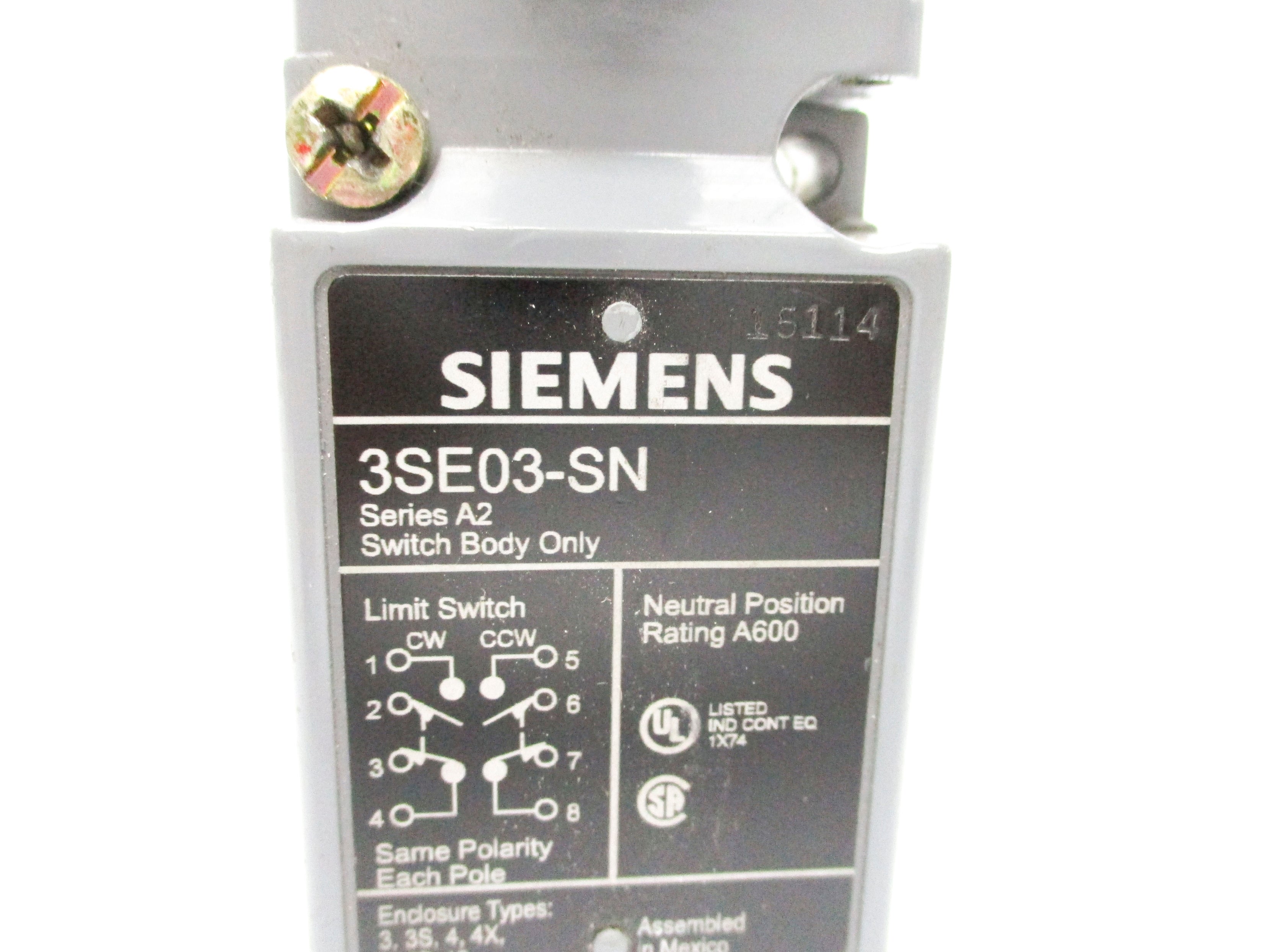 SIEMENS 3SE03-SN SER. A2 E3SE03-DN1 NSNP